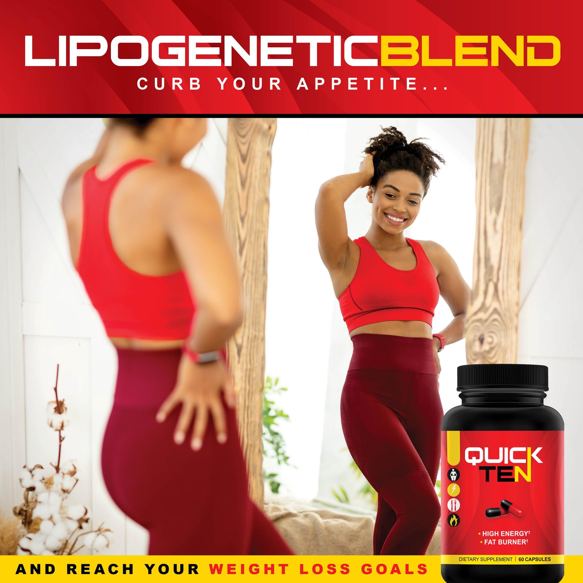 Nutriment Quick Ten - Best Weight Loss Pills - Natural Metabolism Booster Nutriment