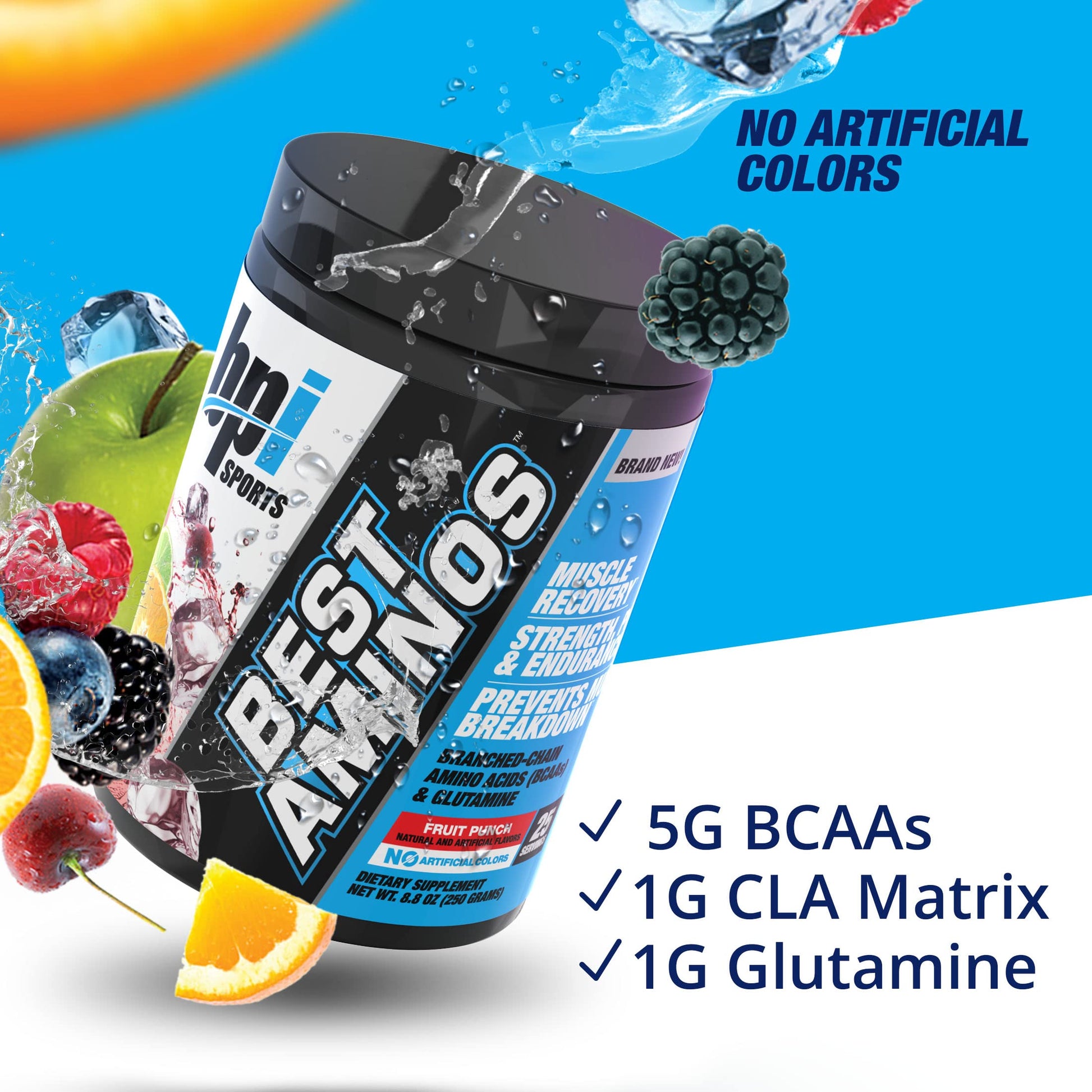 BPI Sports Best Aminos - BCAA Powder Post Workout & Glutamine Recovery Drink BPI Sports
