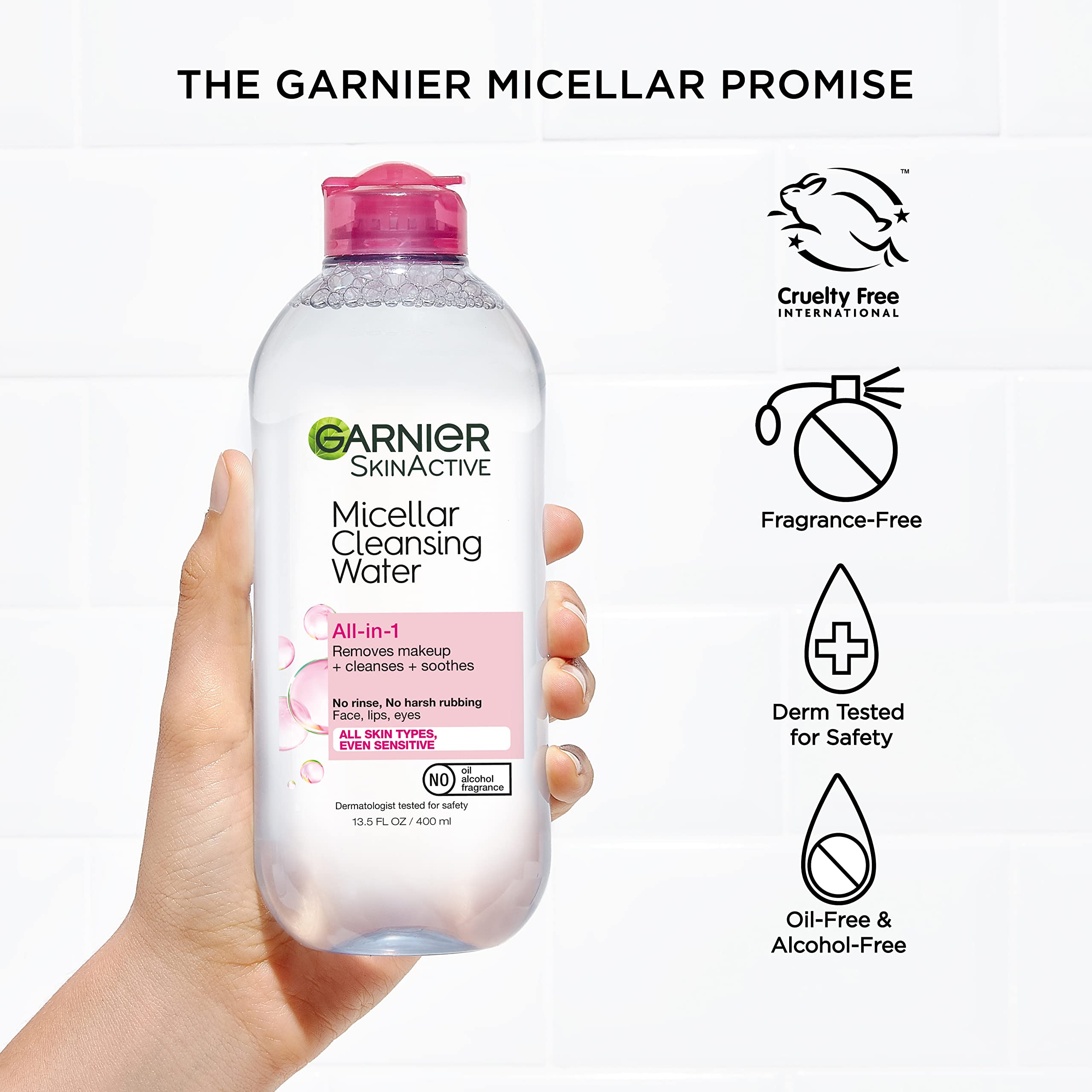 Garnier Back to School Bundle|Micellar Water (400mL) + Fructis Sleek & Shine Garnier