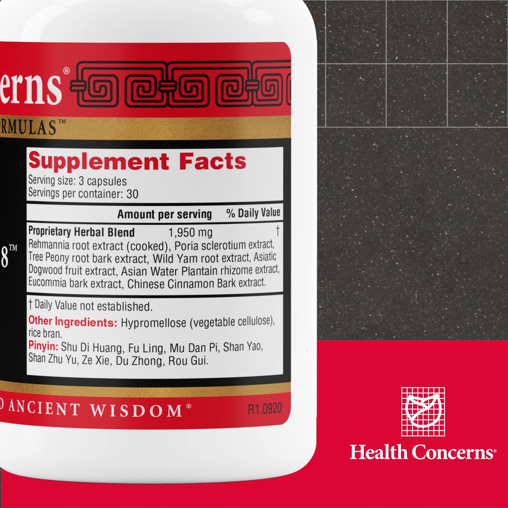 Health Concerns Rehmannia 8 - Back Discomfort & Urinary Tract Health for Women & Men Health Concerns