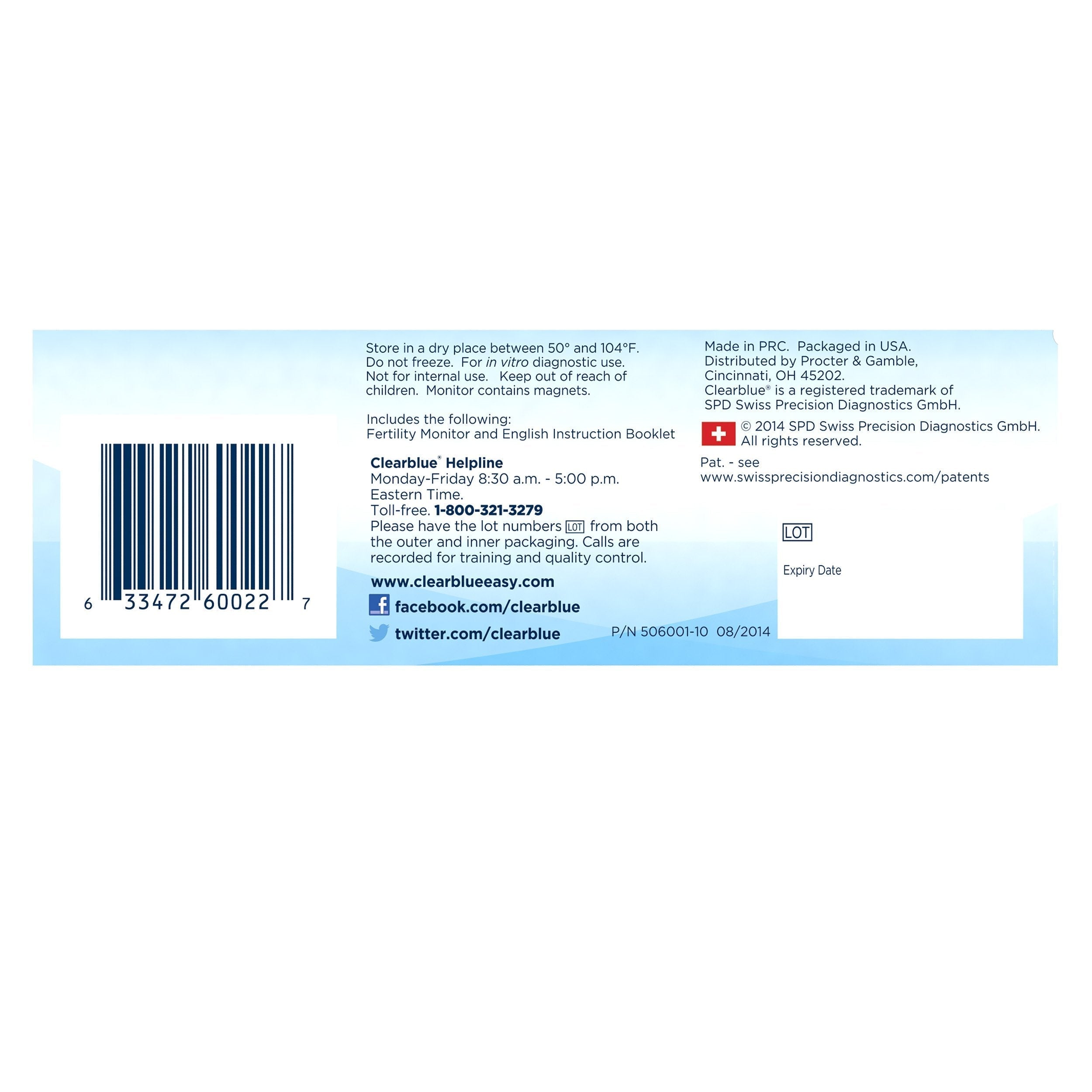 Clearblue Fertility Monitor, Touch Screen, 1 Count Clearblue