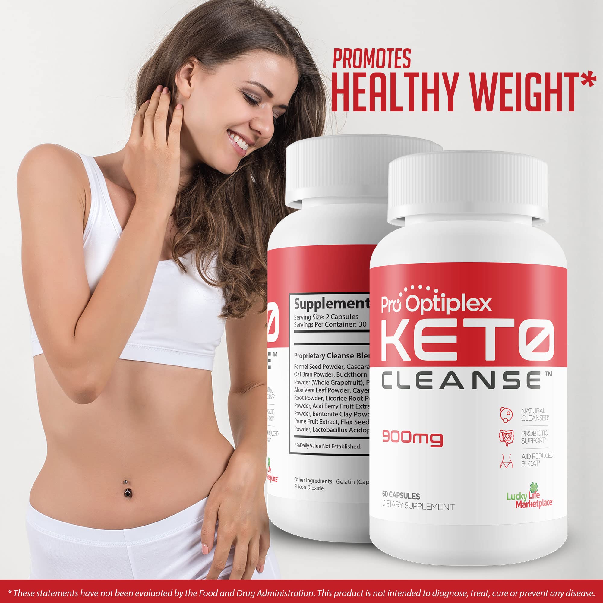 Pro Optiplex Keto Cleanse - Cleanse & Detox Naturally - Herbal Keto Cleanse with Probiotic healthsupps.co.uk