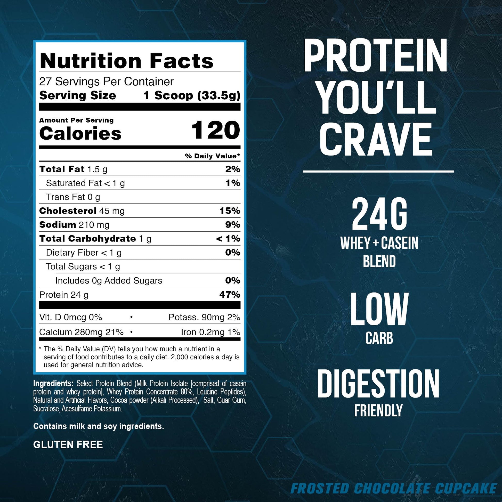 PEScience Select Low Carb Protein Powder, Chocolate Cupcake, 27 Serving, Keto PEScience