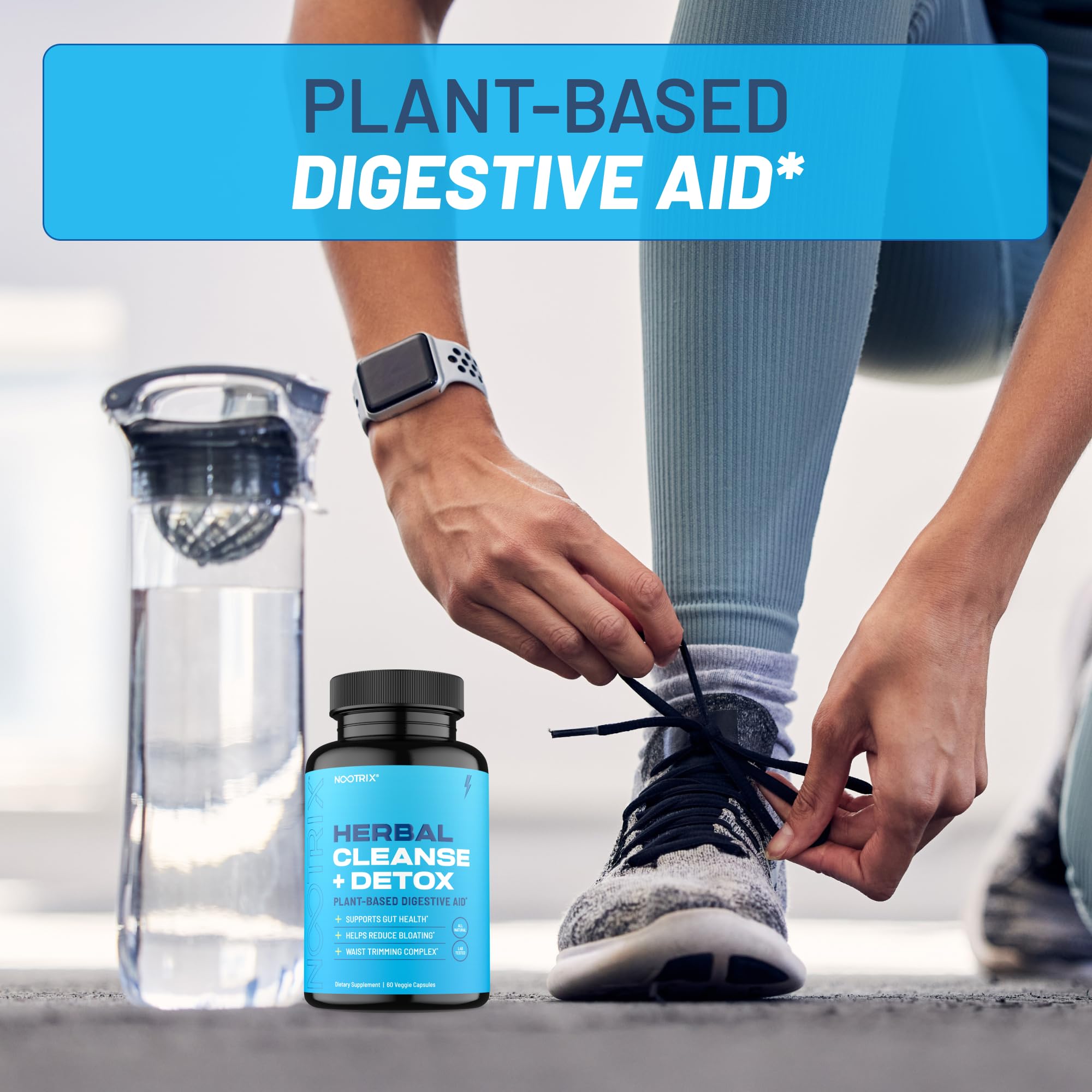 Nootrix Herbal Cleanse + Detox Cleanse for Weight Loss Products | 15 Day Gut Cleanse Nootrix