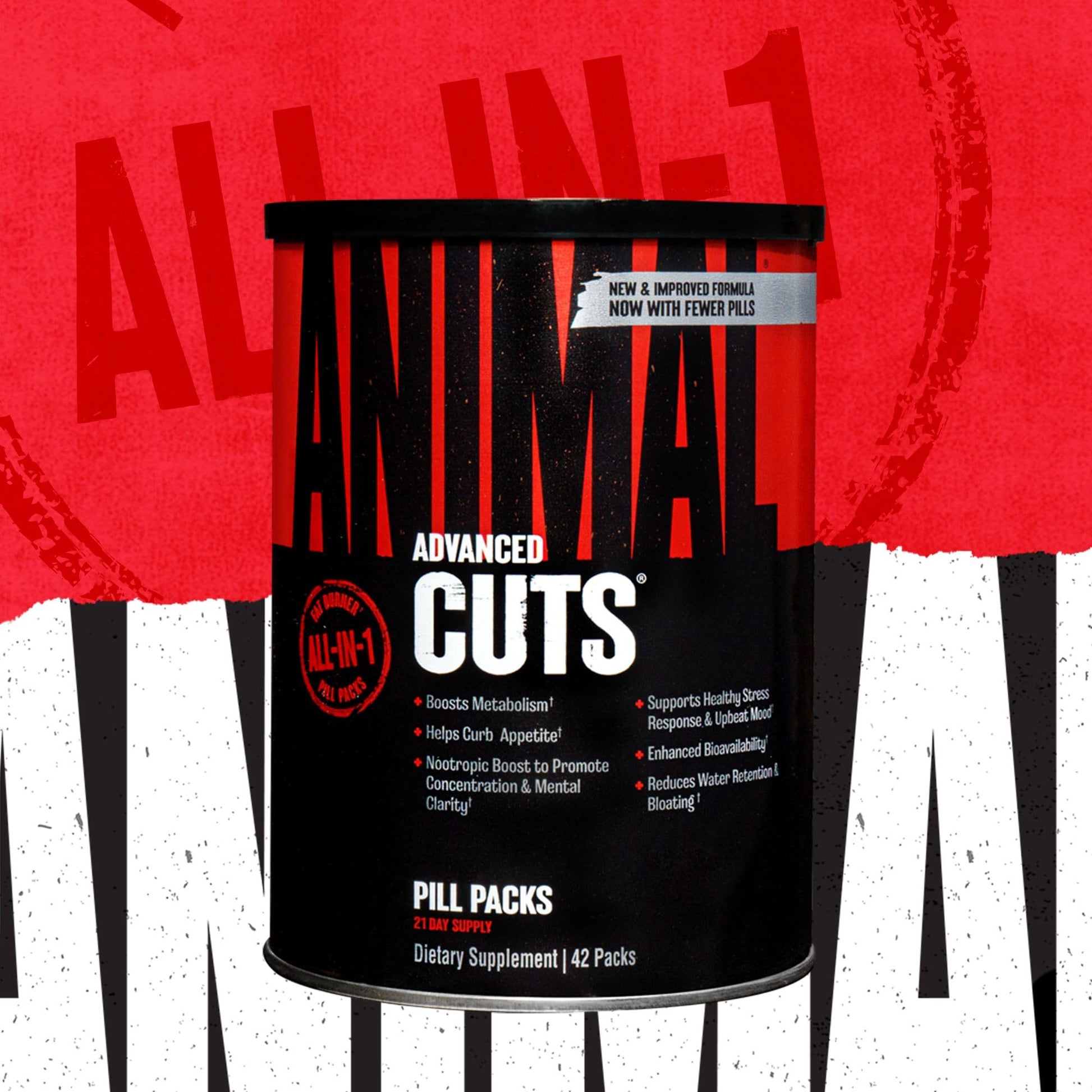 Animal Cuts Thermogenic Fat Burner - Nootropic Weight Loss Management Diet Pills Animal