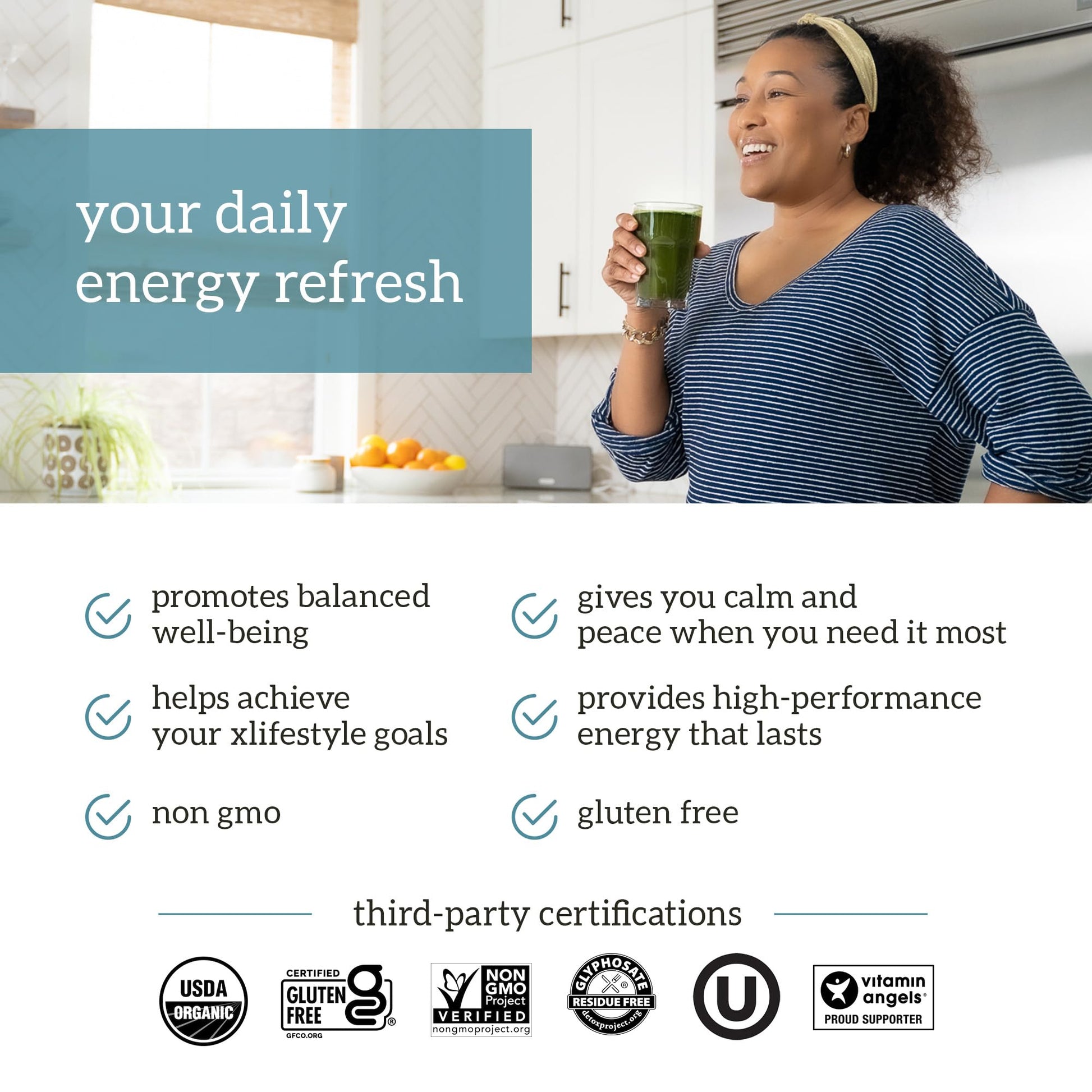 Organifi Sunrise to Sunset Power Box (9.5 Oz. Each) - Organic Superfood Powder Organifi