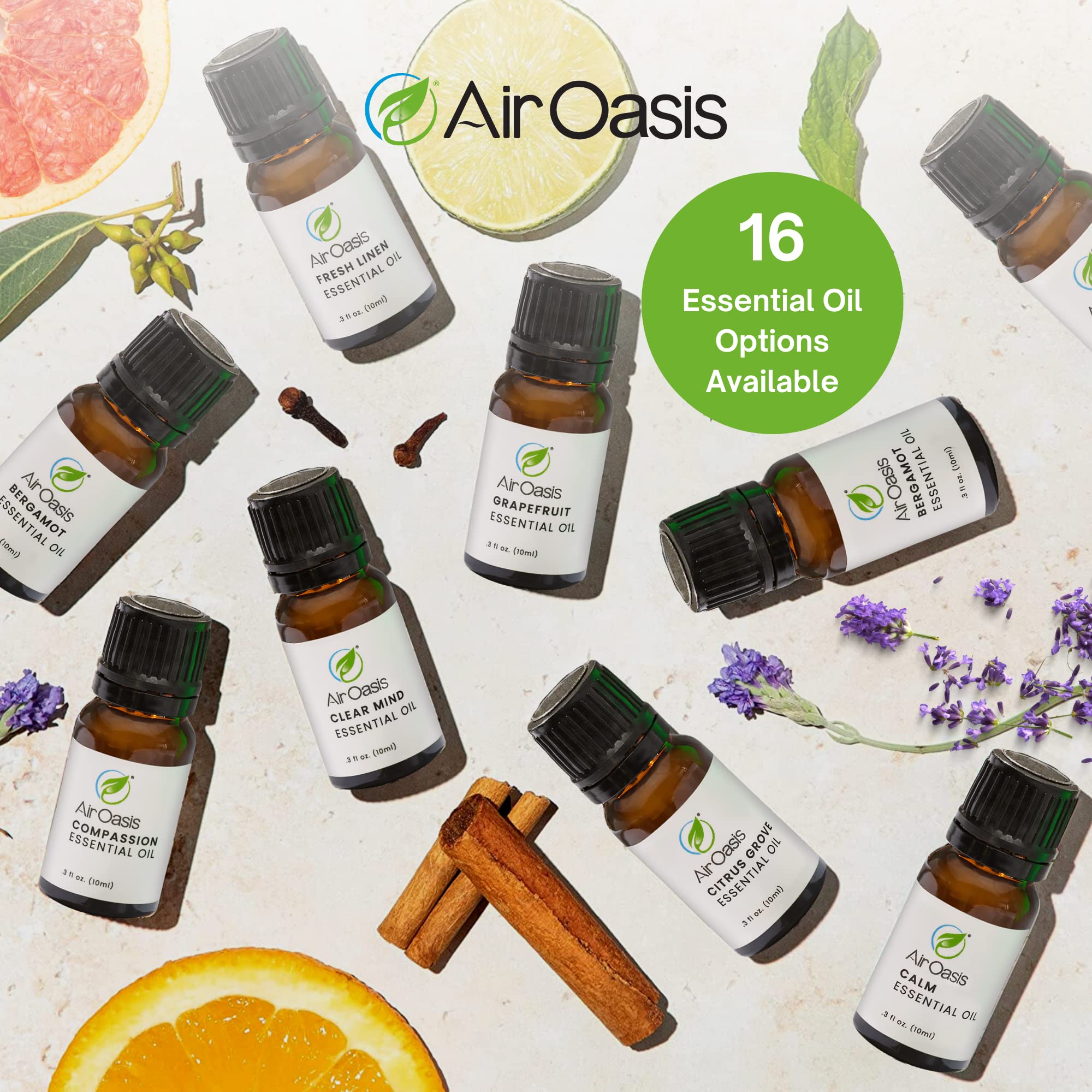 Air Oasis Premium Grade Essential Oils | 100% Pure Essential Oils Perfect for Diffuser, Humidifier Air Oasis