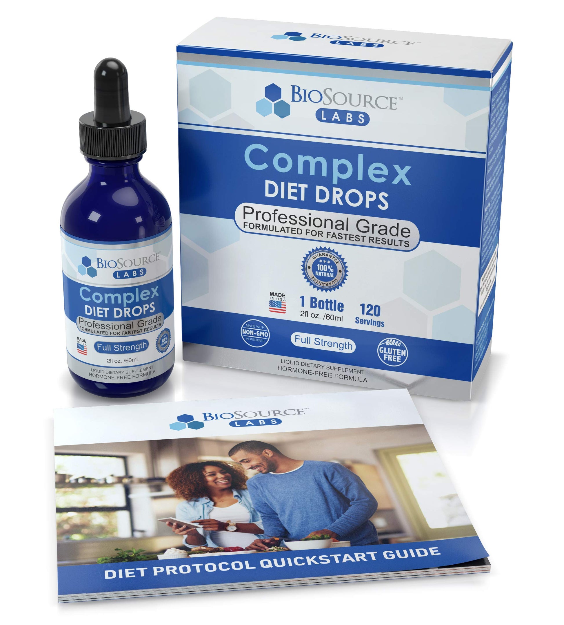 BioSource Labs Complex Diet Drops – Best Natural Weight Management Drops for Men and Women BioSource Labs