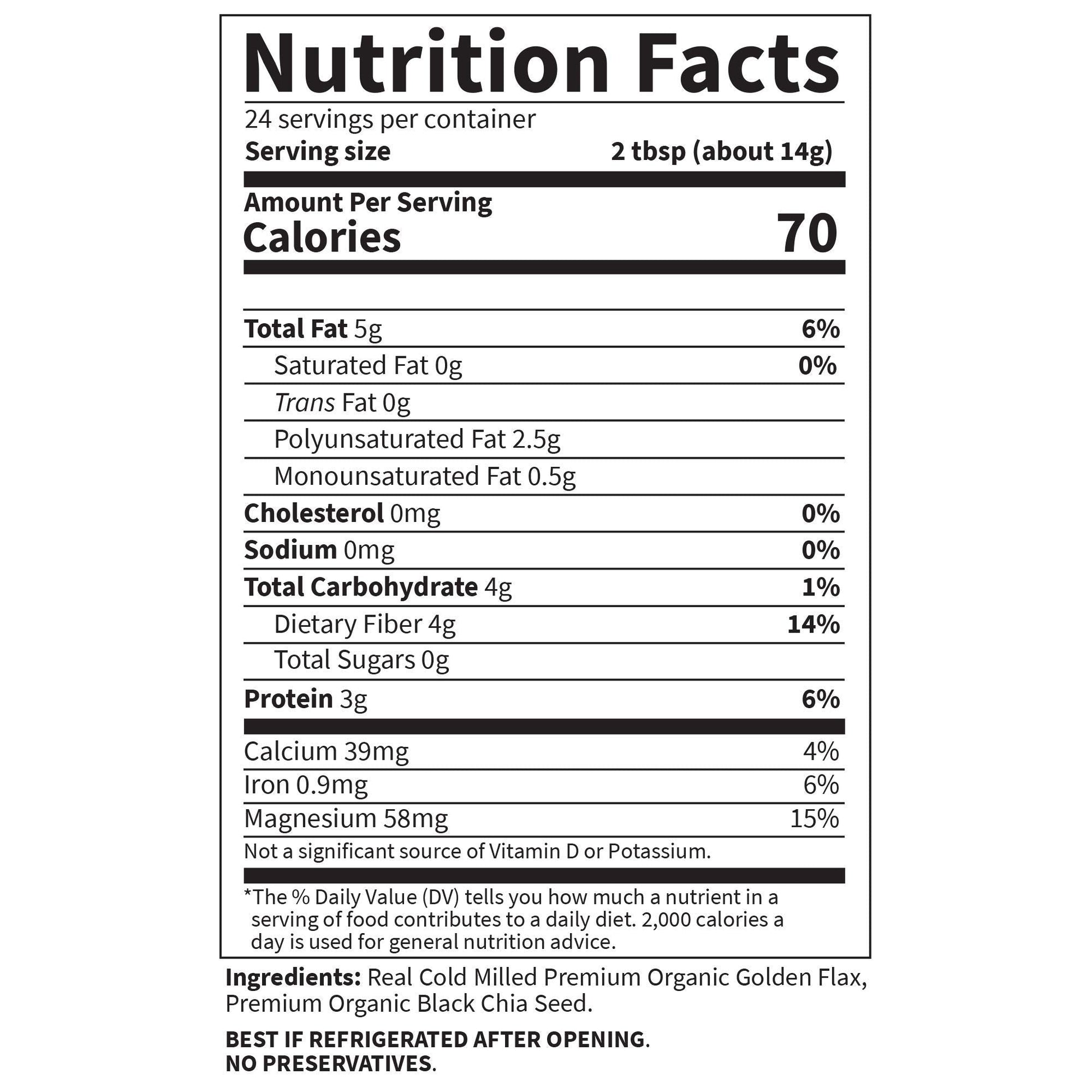 Garden Of Life Raw Organics Organic Flax Meal Plus Chia Seeds, 12 Ounce Garden of Life