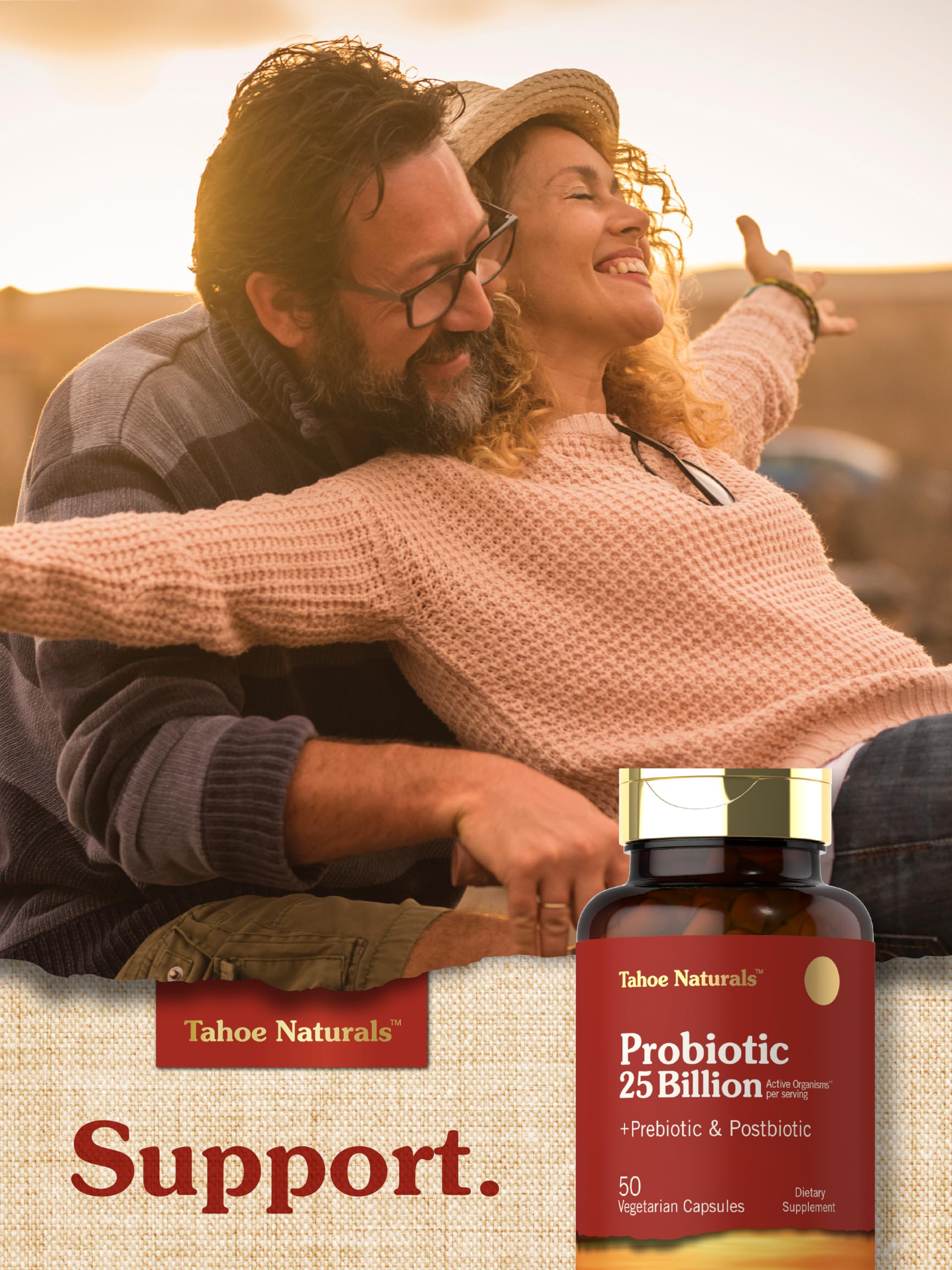 Carlyle Prebiotic, Probiotic & Postbiotic | 25 Billion CFU | 60 Powder Pills | Men and Women Carlyle