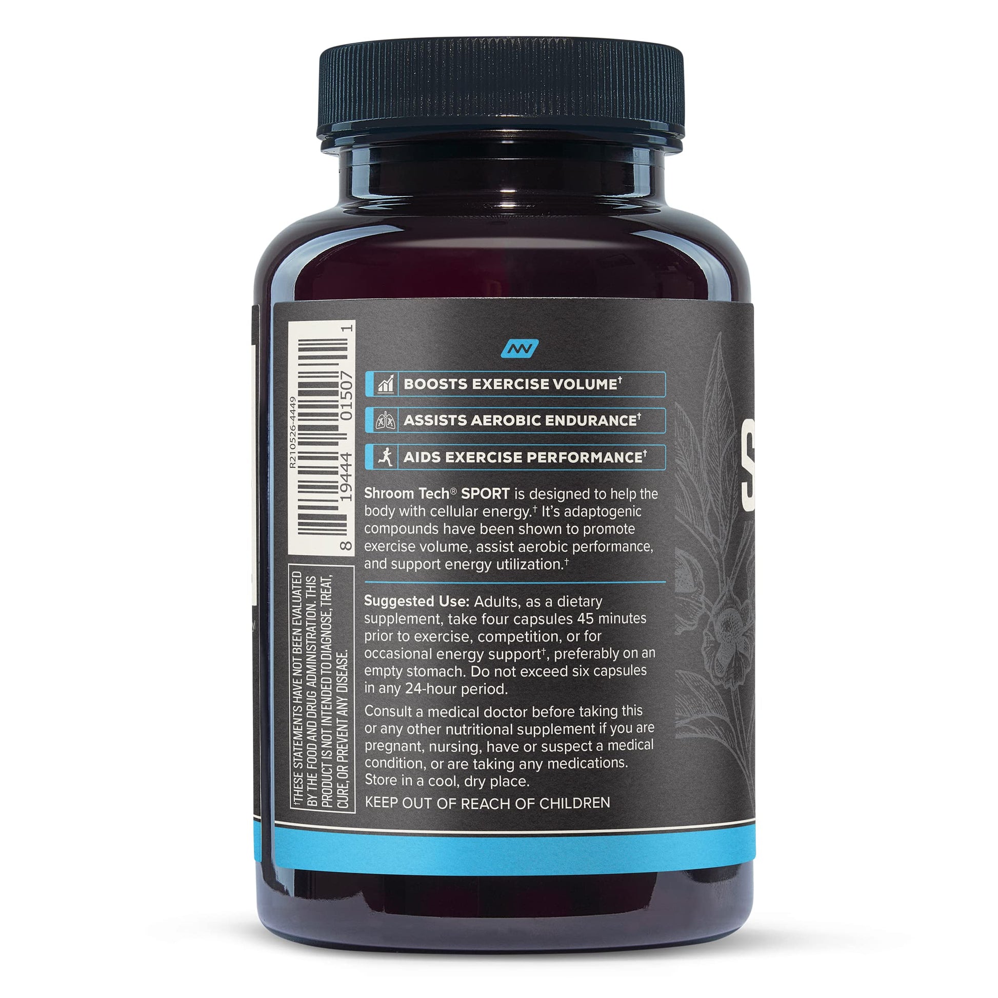 Onnit Shroom TECH Sport (84ct) | All Natural Pre-Workout Supplement with Ashwagandha ONNIT