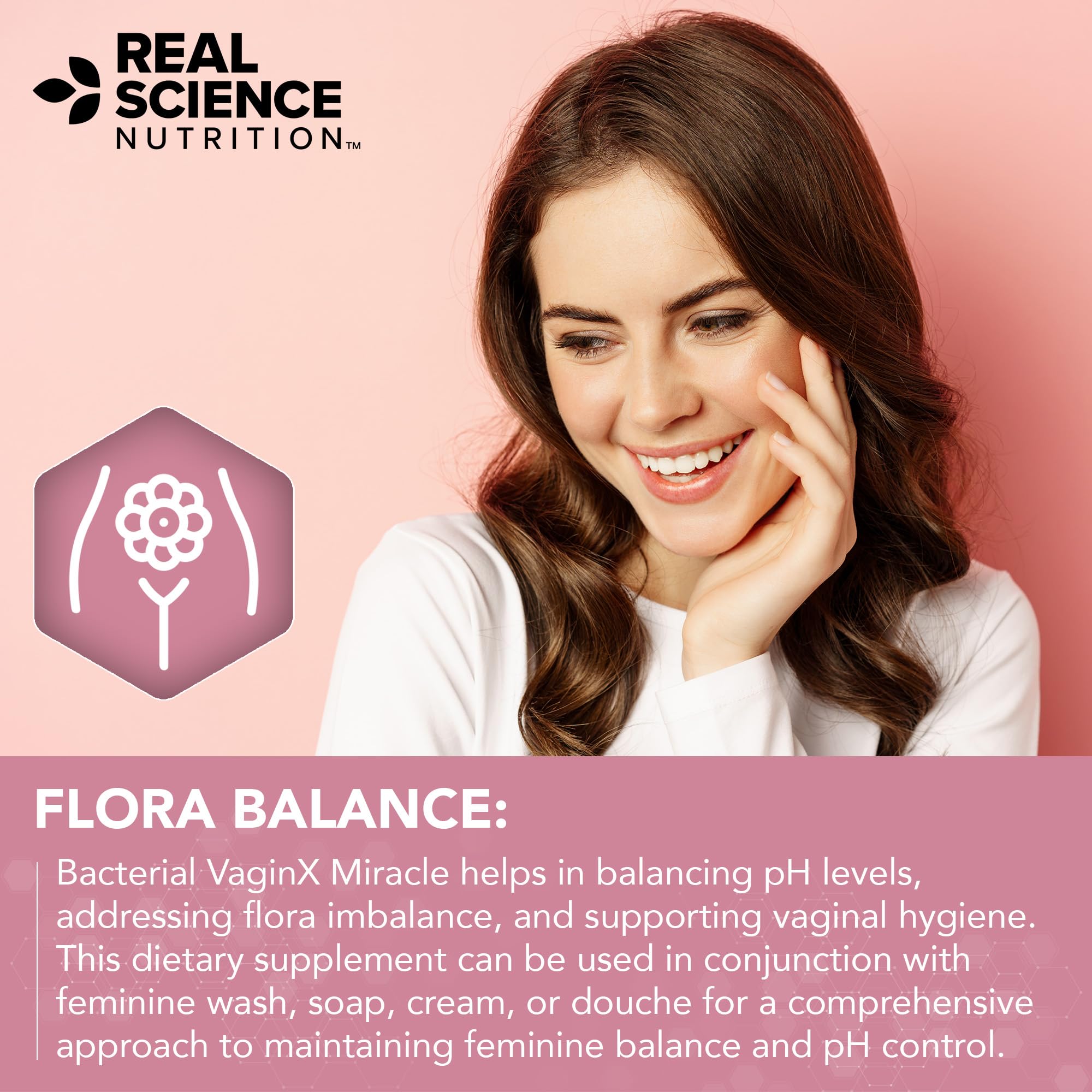 Real Science Nutrition Offers Bacterial VaginX Miracle - Nitric Oxide Enhanced Formulated Real Science Nutrition