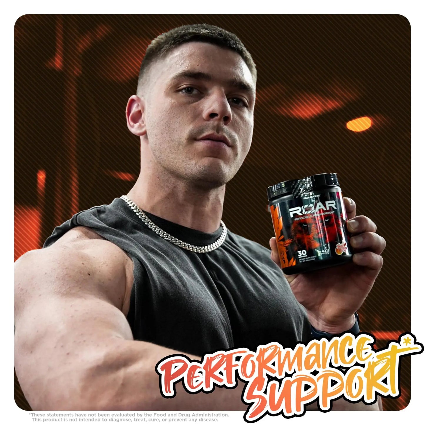 Rule 1 R1 ROAR, Peach Mango - 11.11 oz - Pre-Workout Powder - With Creatine, Beta-Alanine, Citrulline, Electrolytes & Caffeine - 30 Servings