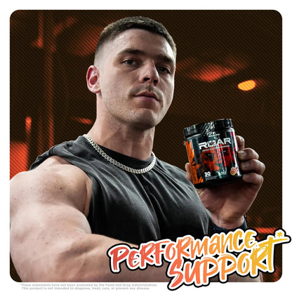 Rule 1 R1 ROAR, Peach Mango - 11.11 oz - Pre-Workout Powder - With Creatine, Beta-Alanine, Citrulline, Electrolytes & Caffeine - 30 Servings