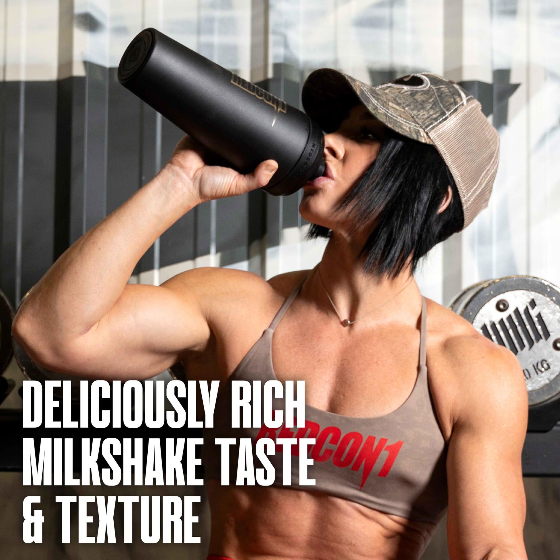 REDCON1 x Mossy Oak MRE Lite Whole Food Protein Powder, Chocolate Moose - Low Carb REDCON1