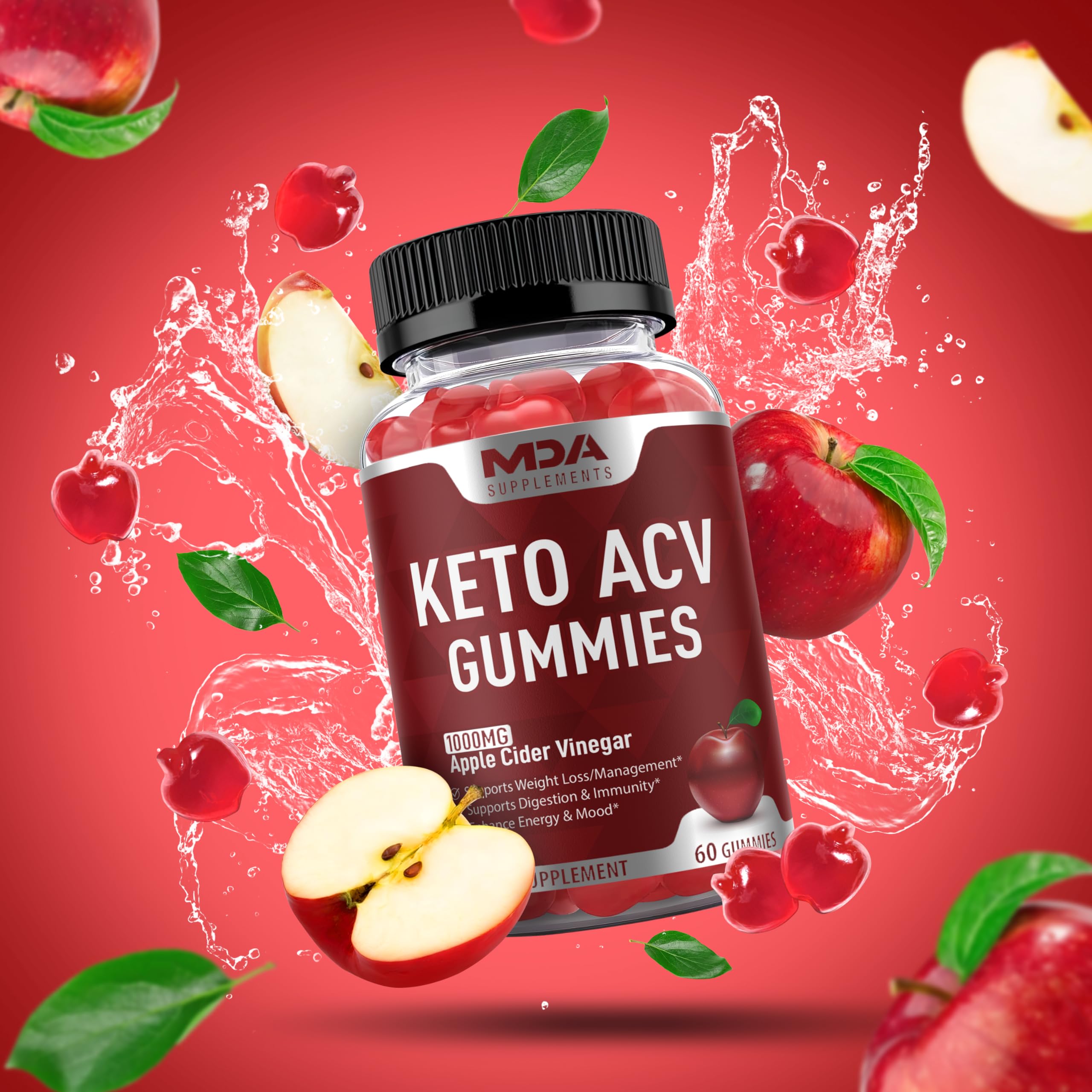 Keto ACV Gummies Advanced Weight Loss, Apple Cider Vinegar Gummies, ACV Keto Gummies MDA Supplements
