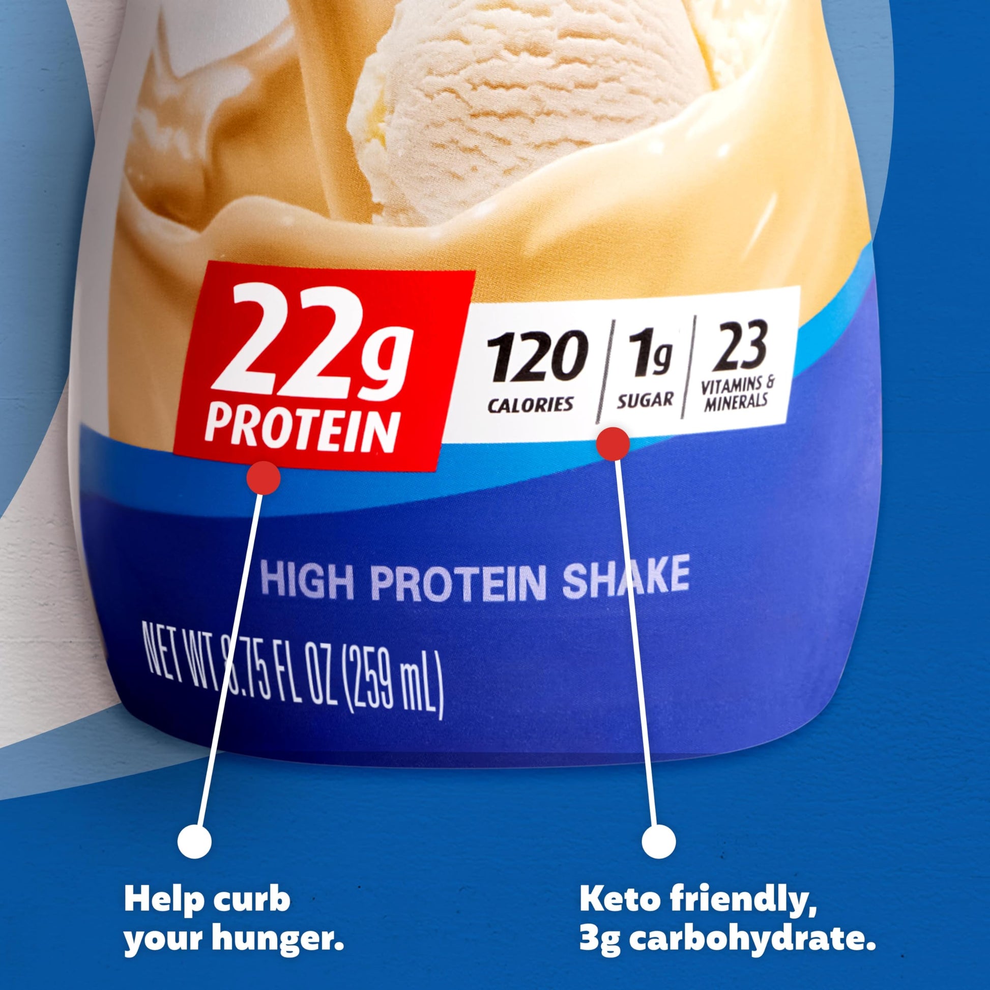 Premier Protein Shake MINIs, Vanilla, 22g Protein, 120 Calories, 1g Sugar, 8.75fl oz Premier Protein