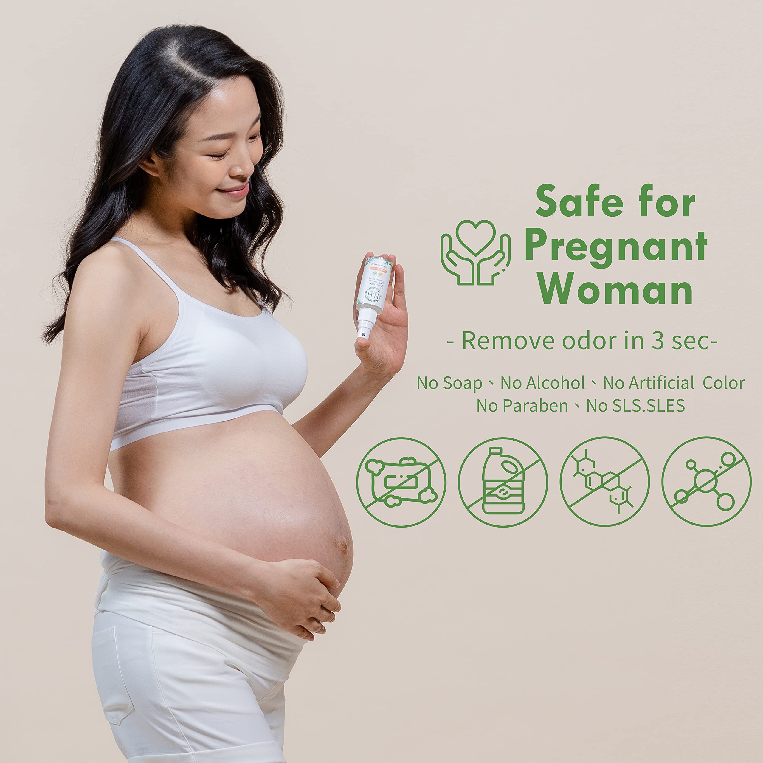 HH Herb&Health Feminine Deodorant Spray - Natural Essential Oil Intimate Soothing Mist - Floral HH Herb & Health