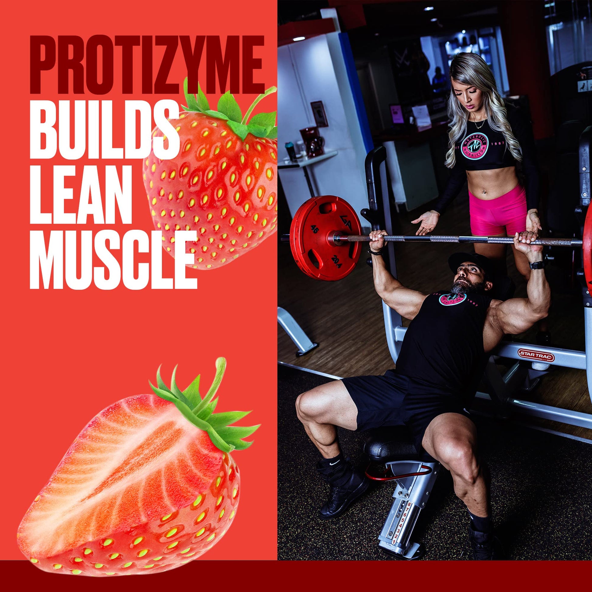 Metabolic Nutrition, Protizyme, 100% Whey Protein Powder, High Protein, Low Carb Metabolic Nutrition