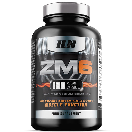 ZM6 - High Strength Zinc Magnesium Supplement - Zinc and Magnesium Tablets 
