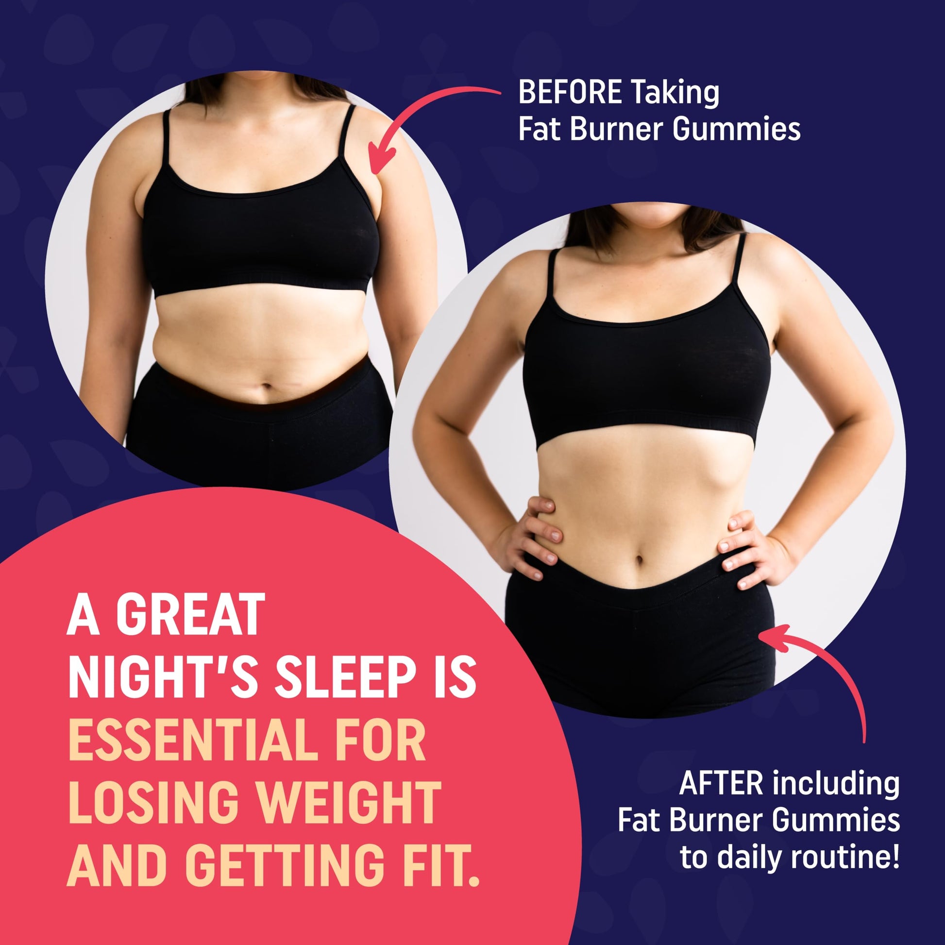 Sugar-Free Night Time Fat Burner Gummies for Sleep & Weight Loss Support | Hunger MAV NUTRITION