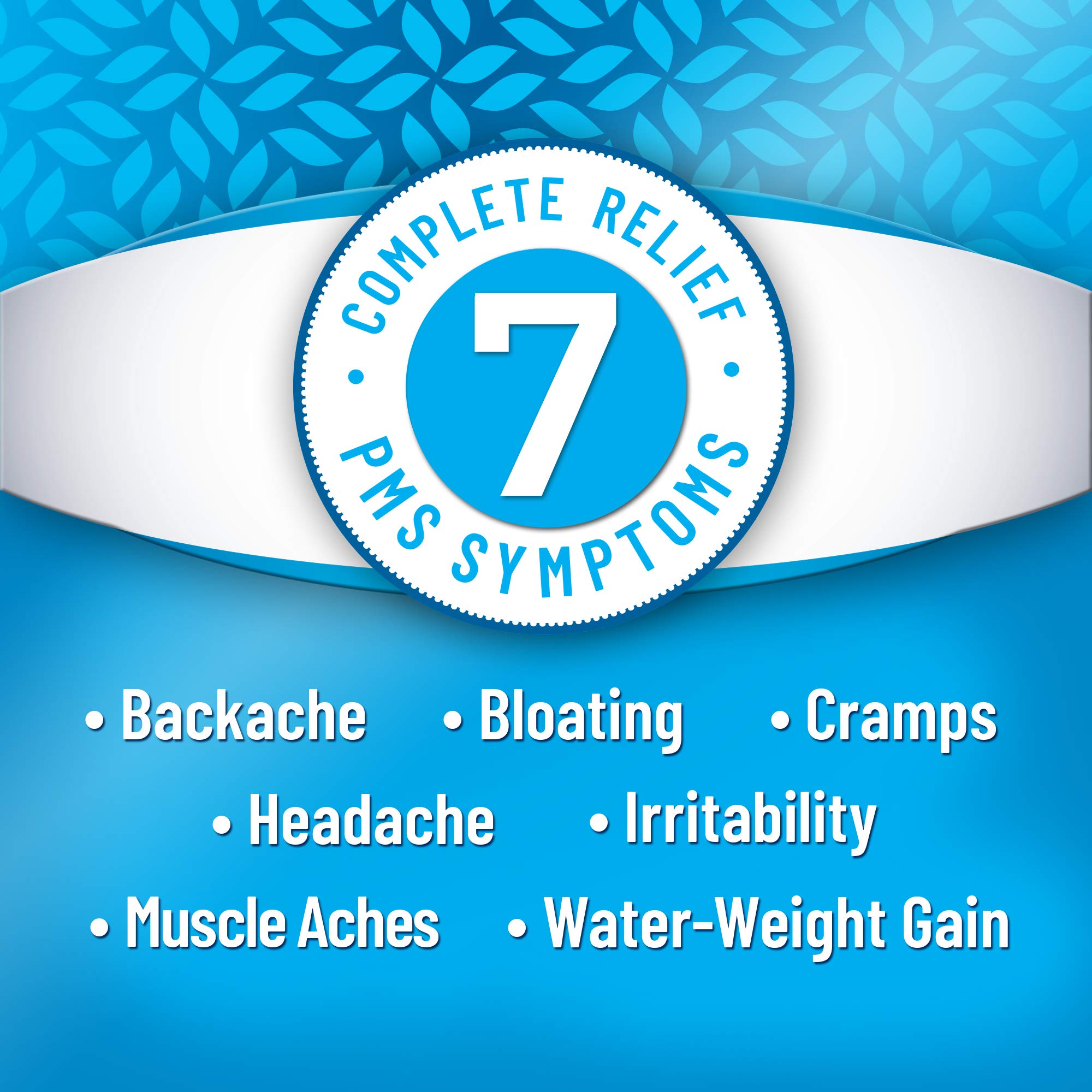 Pamprin Multi-Symptom Formula, with Acetaminophen, Menstrual Period Symptoms Relief Including Cramps Pamprin