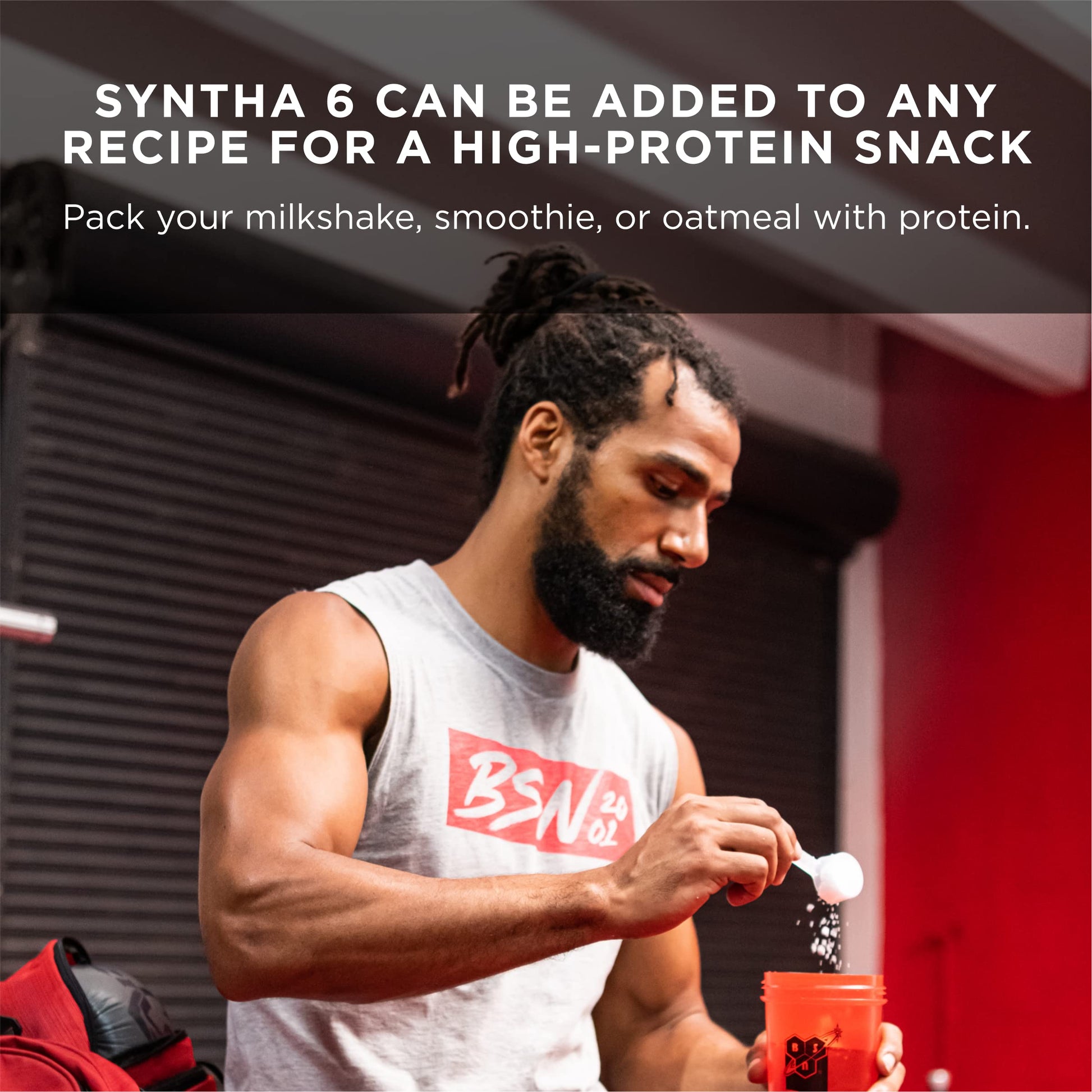 BSN SYNTHA-6 Whey Protein Powder, Strawberry Protein Powder with Micellar Casein BSN