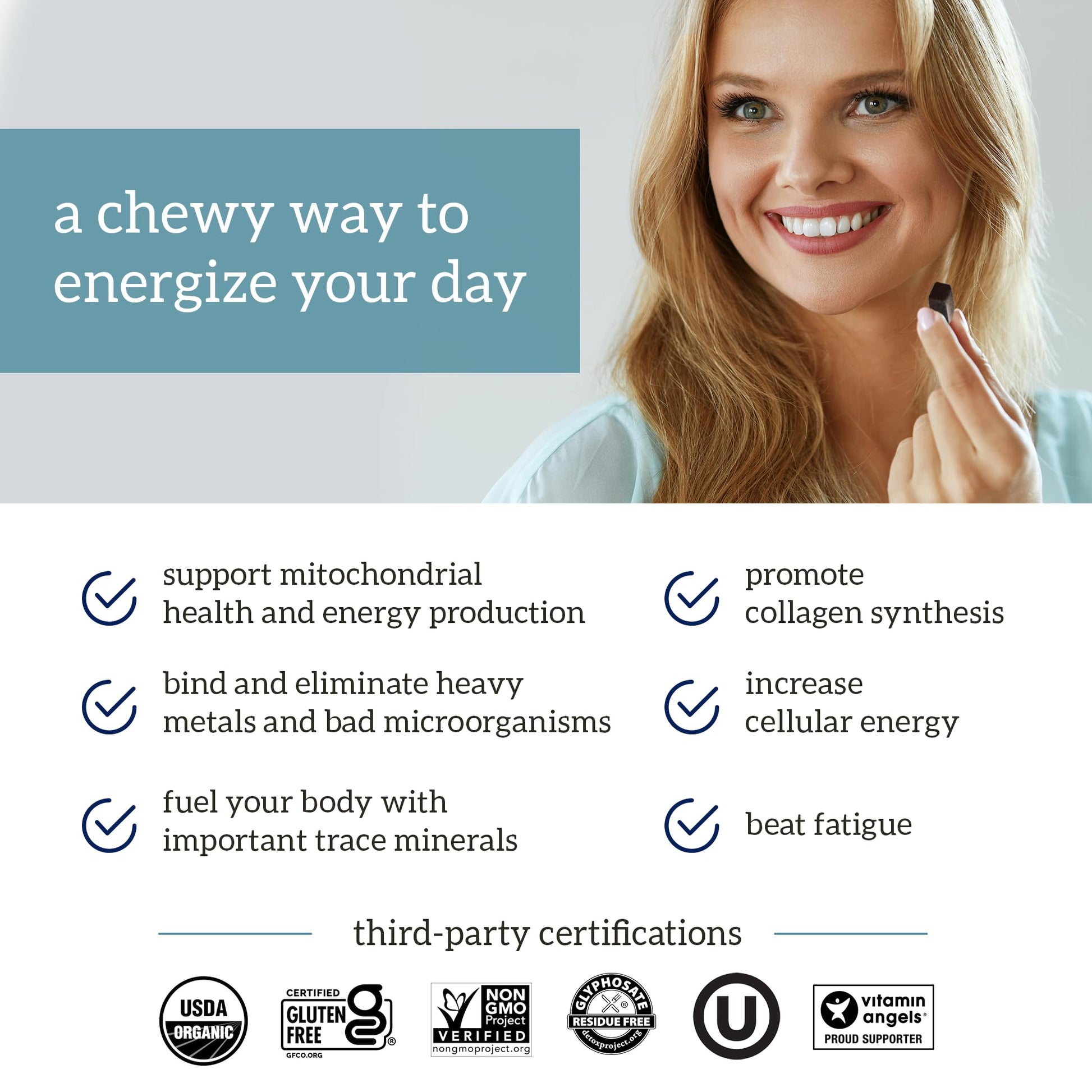 Organifi - Shilajit Gummies - Supports Natural Energy and Strength - Vanilla Cinnamon Organifi