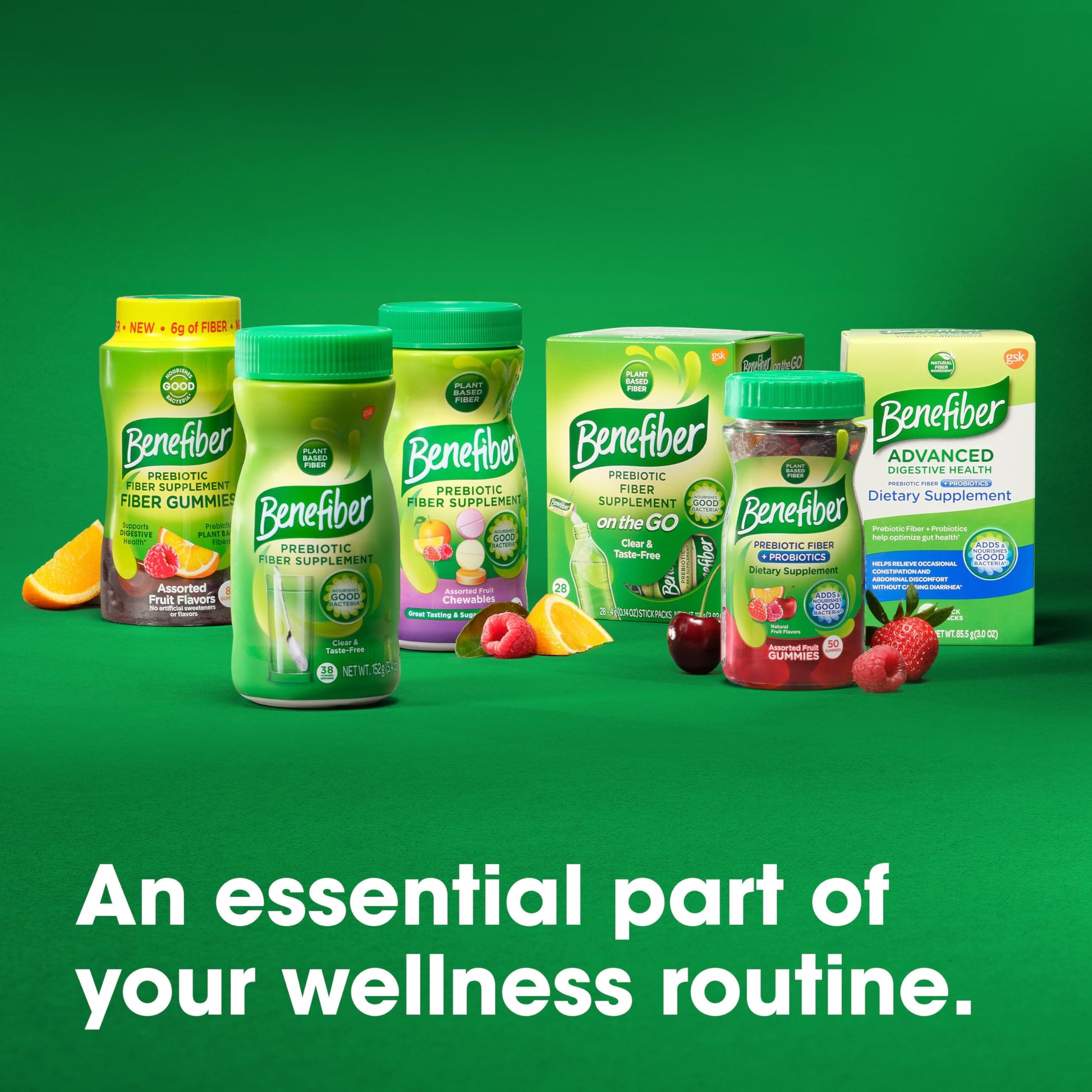 Benefiber Daily Prebiotic Fiber Supplement Powder for Digestive Health, Unflavored Benefiber