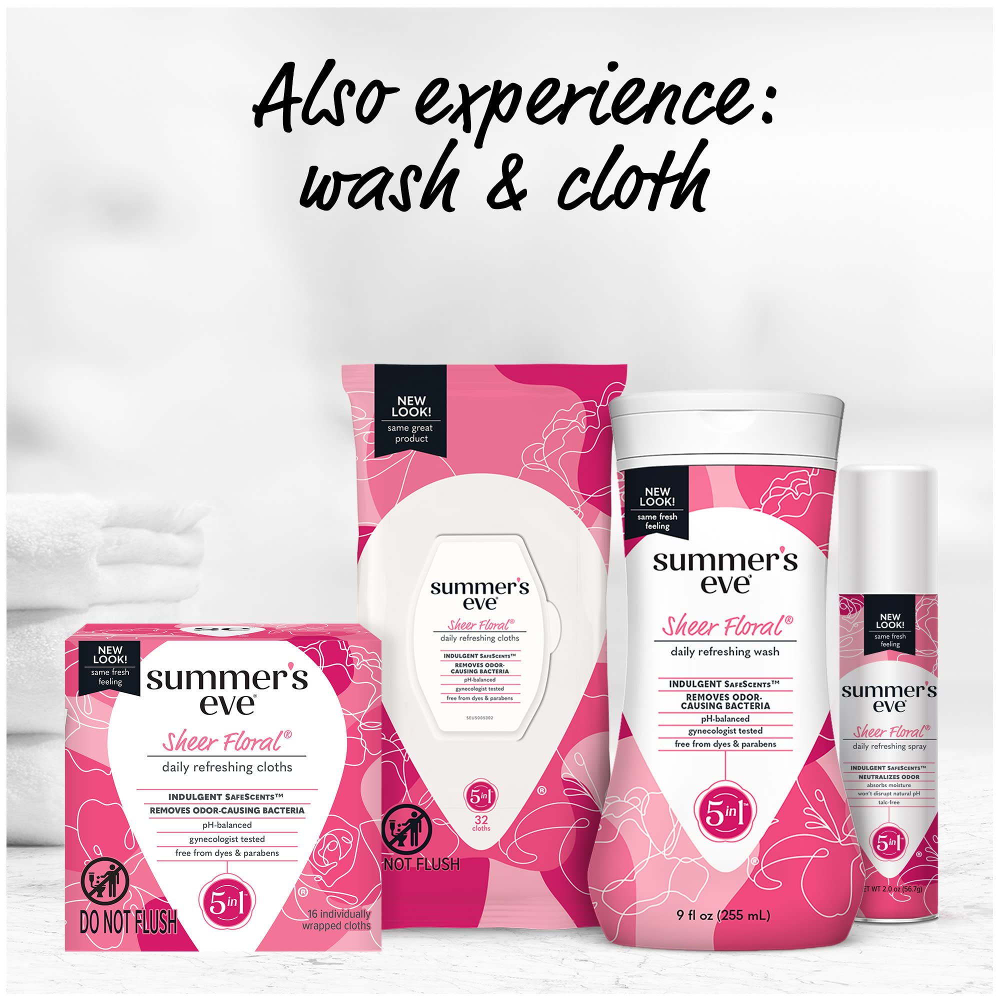 Summer's Eve Freshening Spray | Sheer Floral| 2 oz Size | Pack of 6 | pH Balanced, Dermatologist Summer's Eve