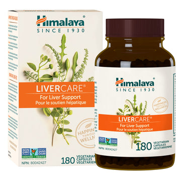 Himalaya LiverCare for Liver Cleanse and Liver Detox, 375 mg, 180 Capsules