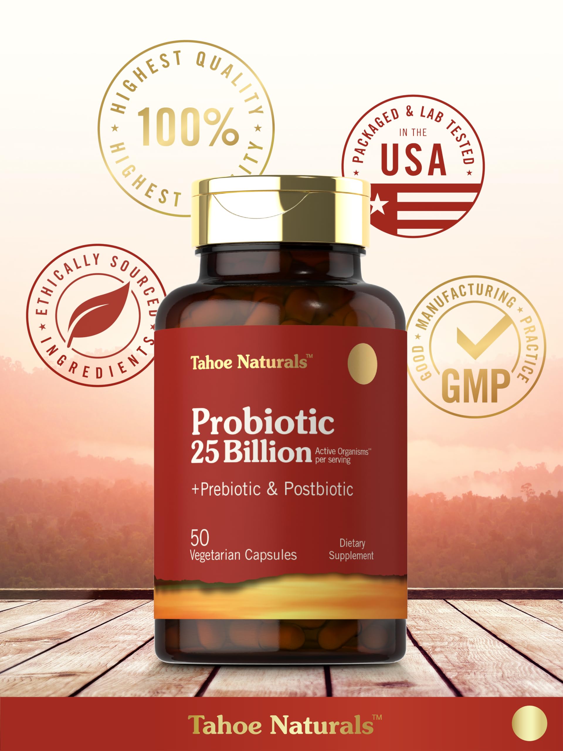 Carlyle Prebiotic, Probiotic & Postbiotic | 25 Billion CFU | 60 Powder Pills | Men and Women Carlyle