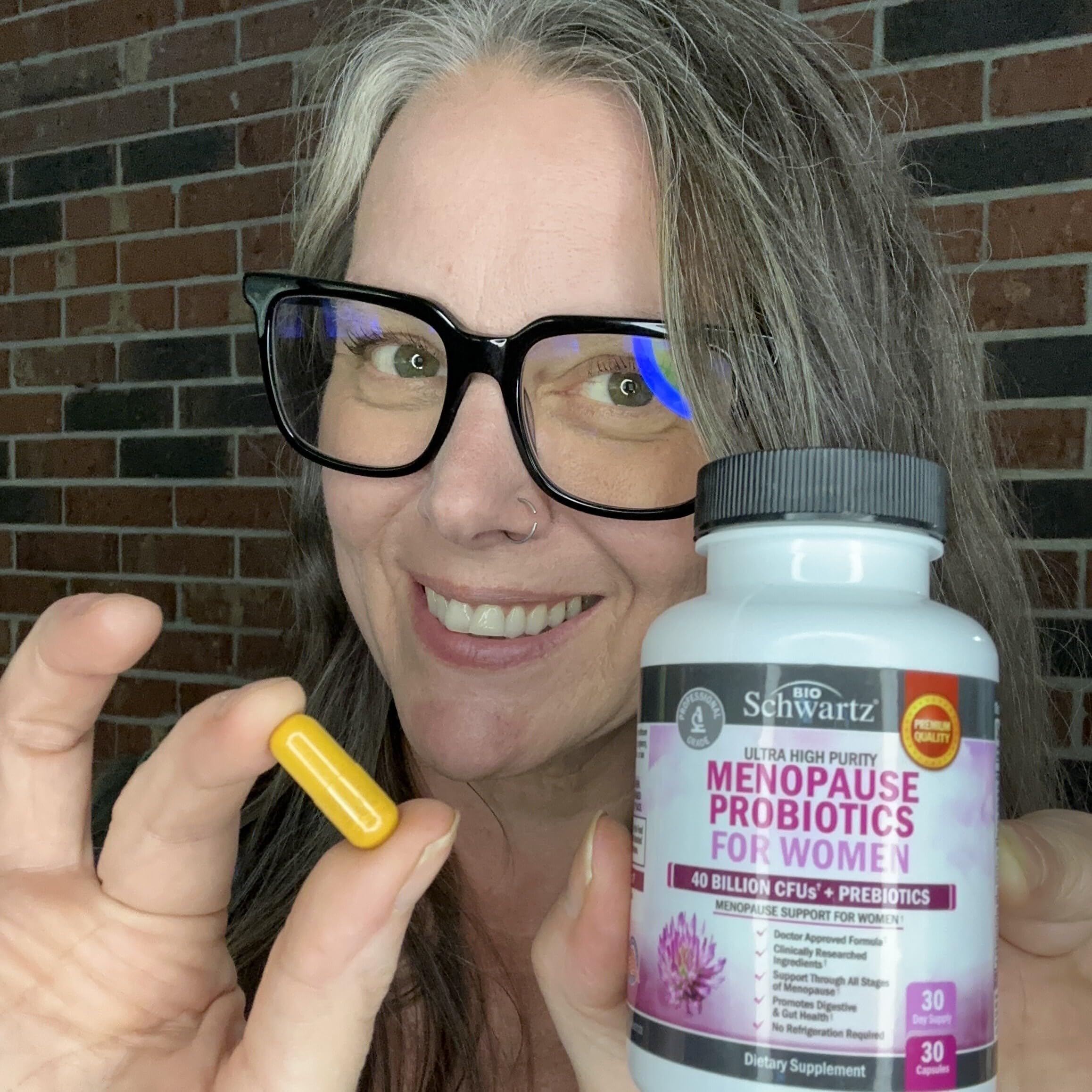 Menopause Support Probiotics for Women - Hot Flashes Night Sweats Mood Swings BioSchwartz