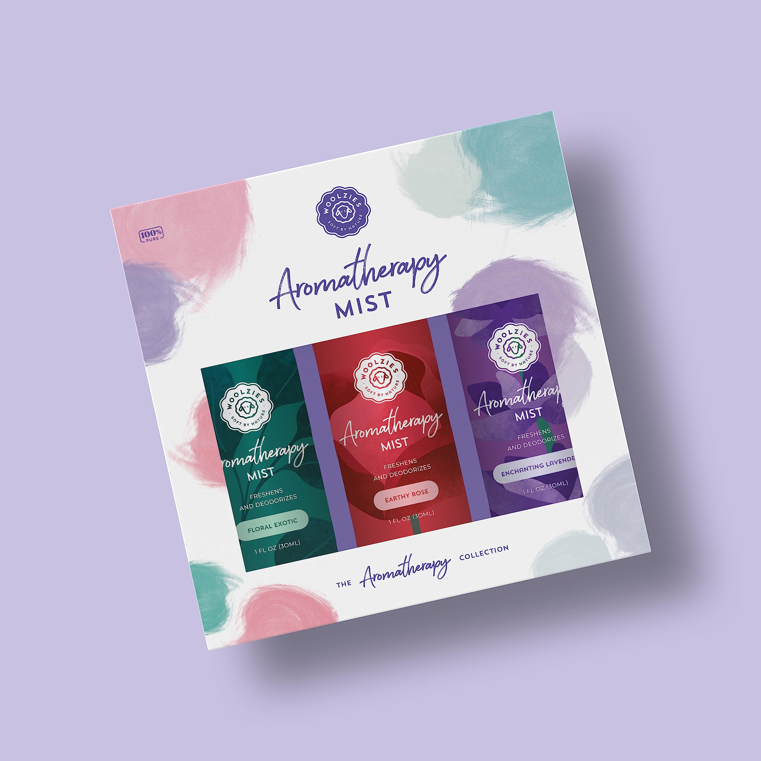 Aromatherapy Spray Mist Set | Natural Essential oil Air Freshener, Pillow Spray, Room Spray Woolzies