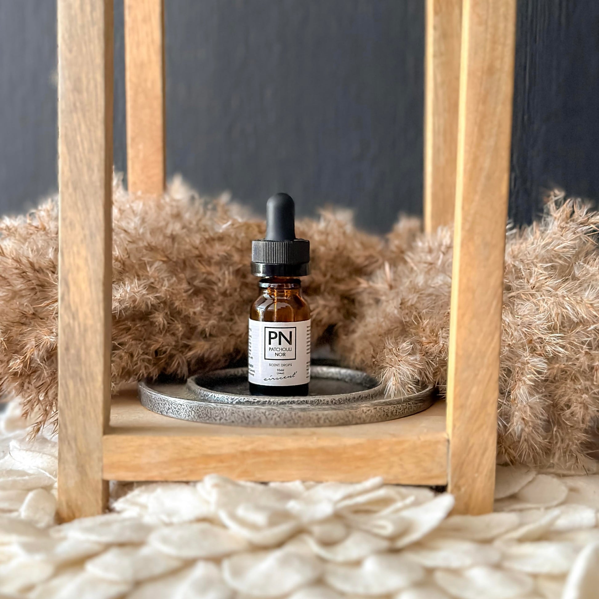 Patchouli Noir Diﬀuser Oil - Air-Scent Aroma and Essential Oil Blend - 10 Milliliter (.34 ﬂ oz) Air-Scent