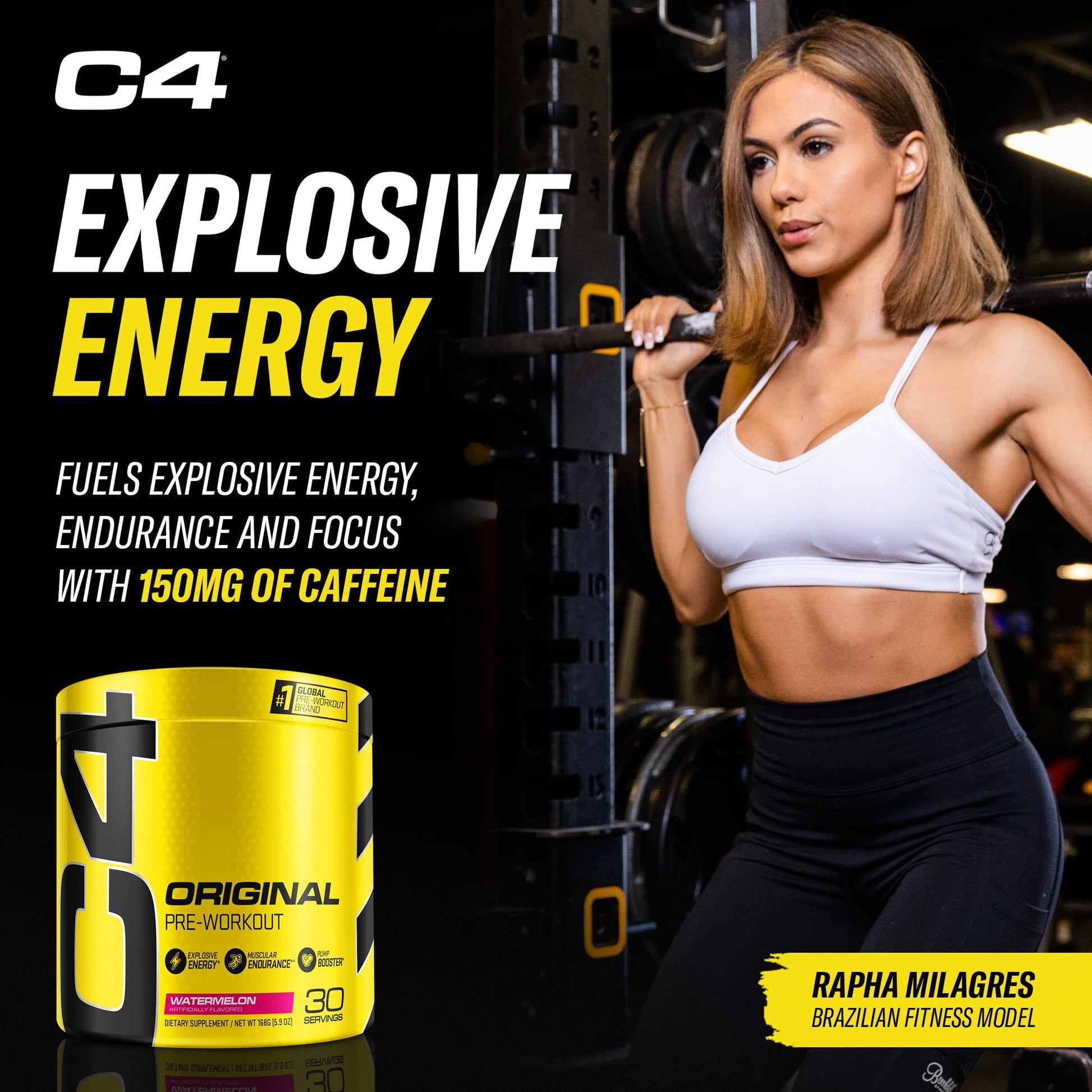 Cellucor C4 Original Pre Workout Powder Watermelon Sugar Free Preworkout Energy Cellucor