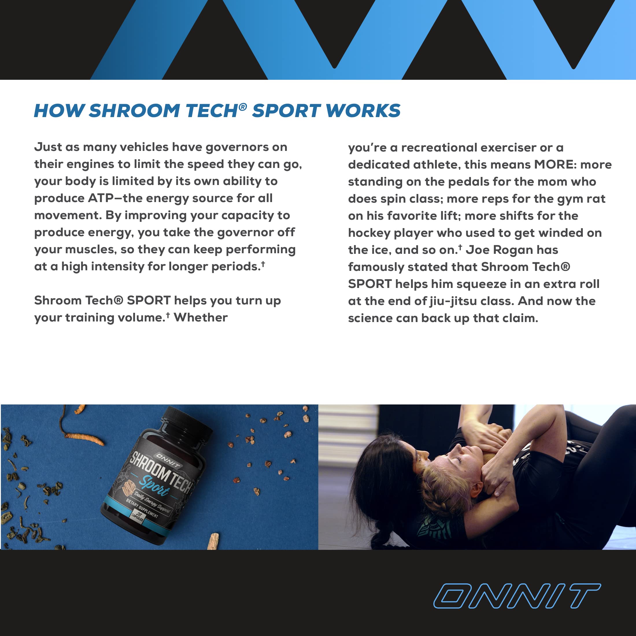 Onnit Shroom TECH Sport (84ct) | All Natural Pre-Workout Supplement with Ashwagandha ONNIT