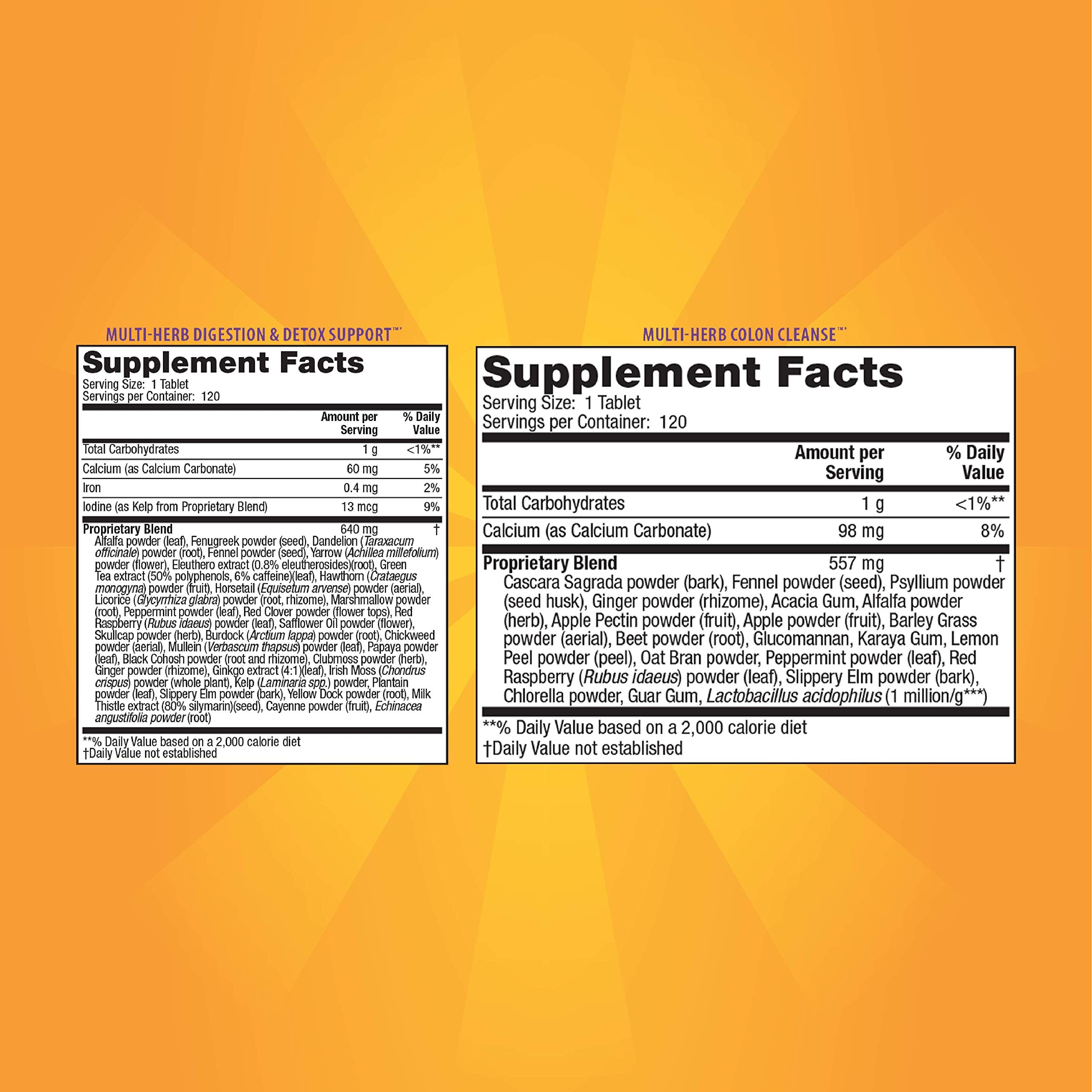 Nature's Secret Ultimate Cleanse 2-Part Total Body Detoxification & Elimination Supports Nature's Secret