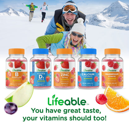 Lifeable Vitamin C 1050mg + Women's Prenatal Multivitamin, Gummies Bundle - Great Tasting, Vitamin