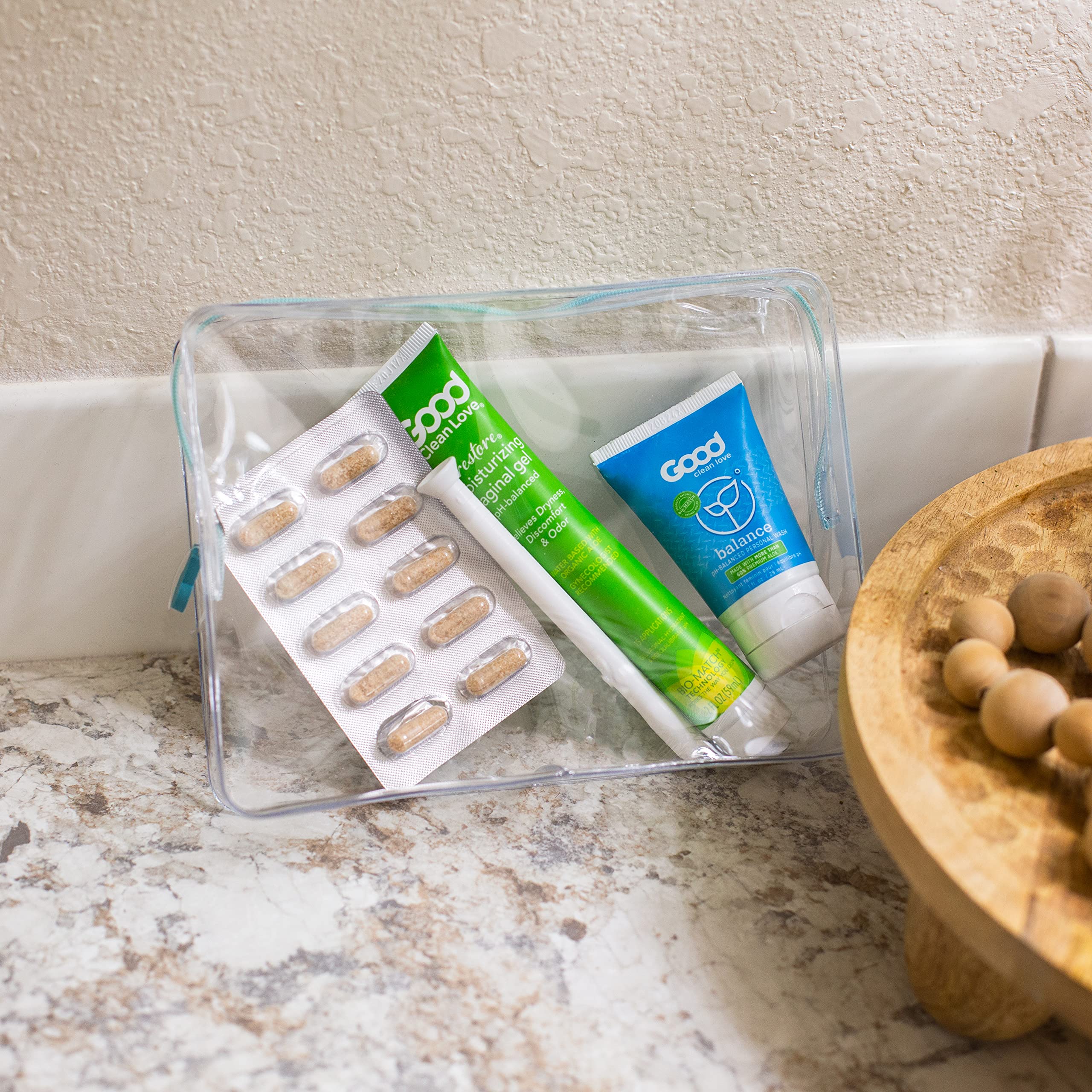 Good Clean Love Flourish Vaginal Care System, 30-Day Regimen, Relieves Itching & Irritation, Includes Personal Good Clean Love