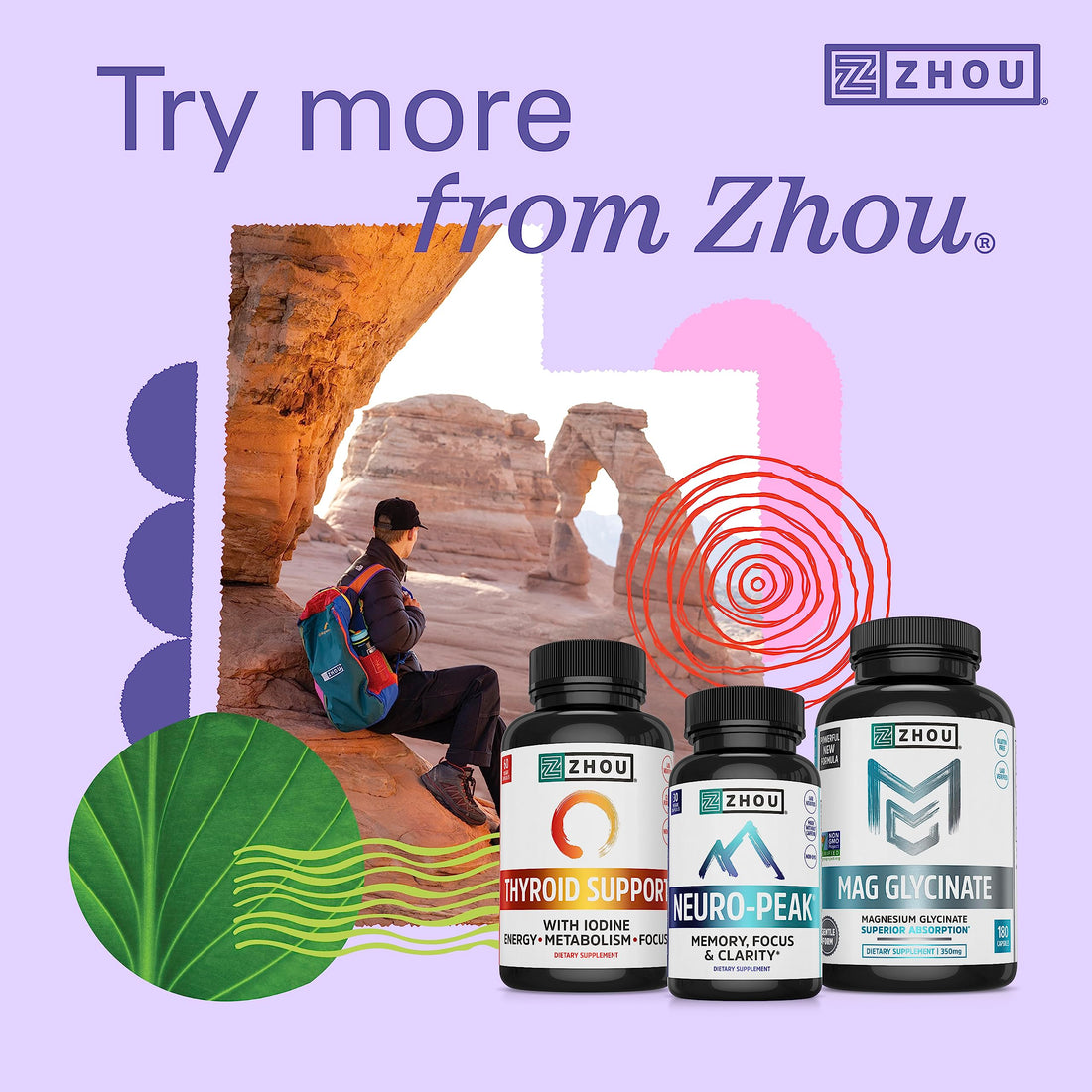 Zhou Nutrition Bloat Blast+ Digestive Enzymes with Probiotics, Bloating Relief for Women 