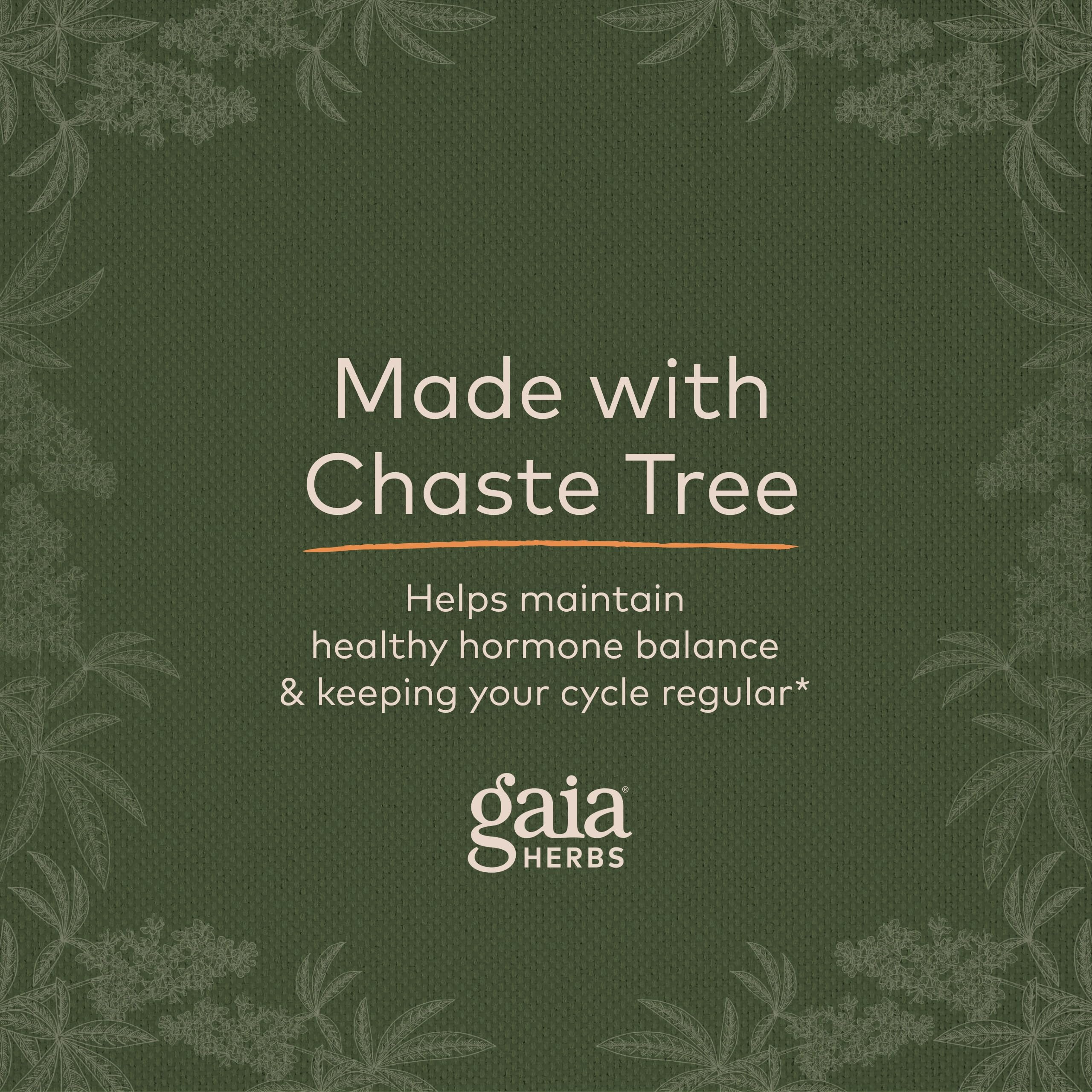 Gaia Herbs Vitex Berry (Chaste Tree) - Supports Hormone Balance & Fertility Gaia Herbs