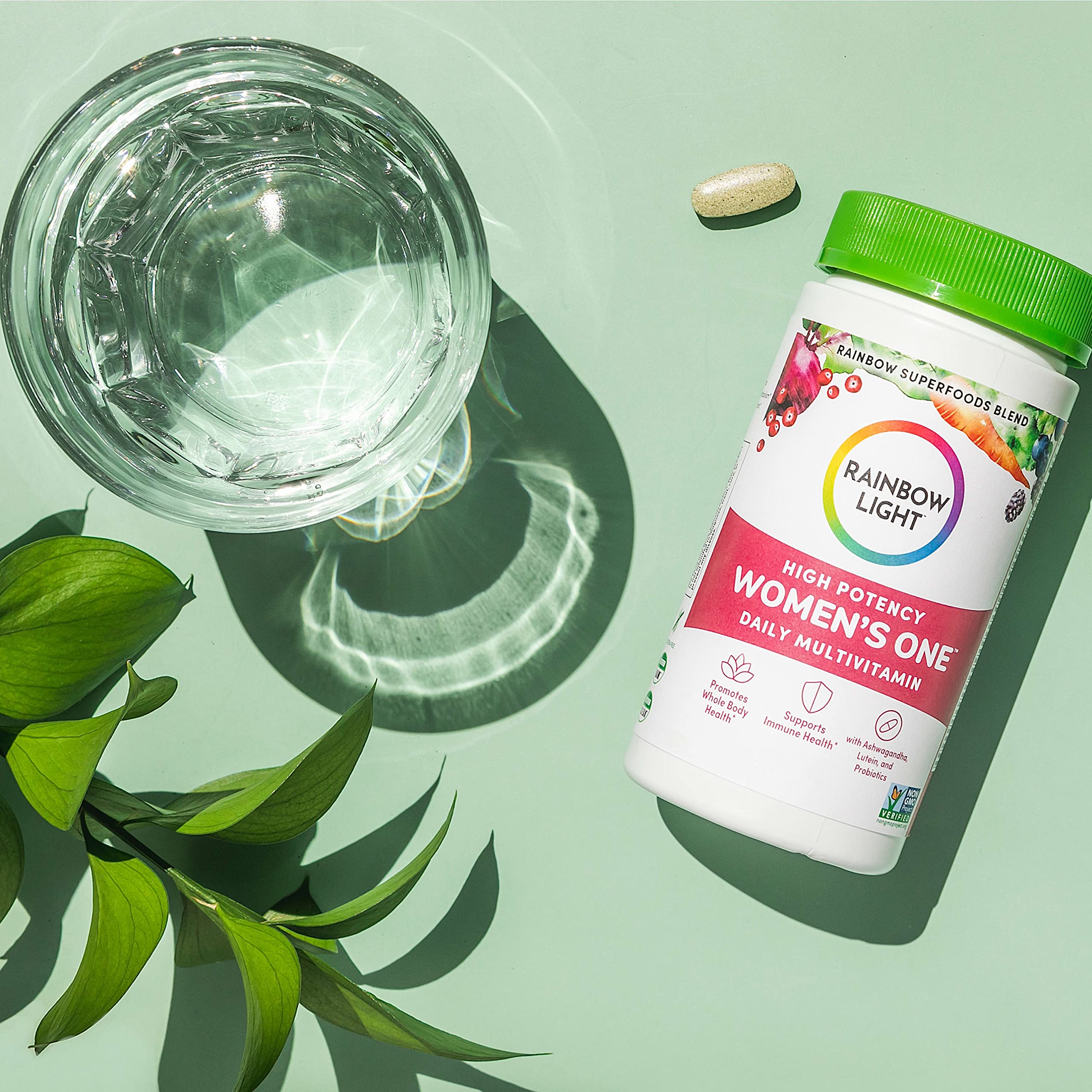 Rainbow Light Womens One High-Potency Daily Multivitamin, Womens Multivitamin Rainbow Light