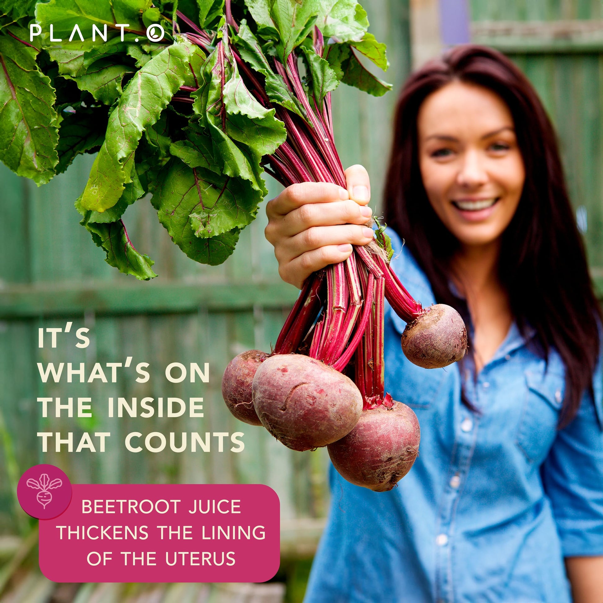 PLANT.O NUTRITION Vaginal Probiotics for Women with 4 Lactobacillus Strains Probiotic & Prebiotic Blend PLANT.O NUTRITION