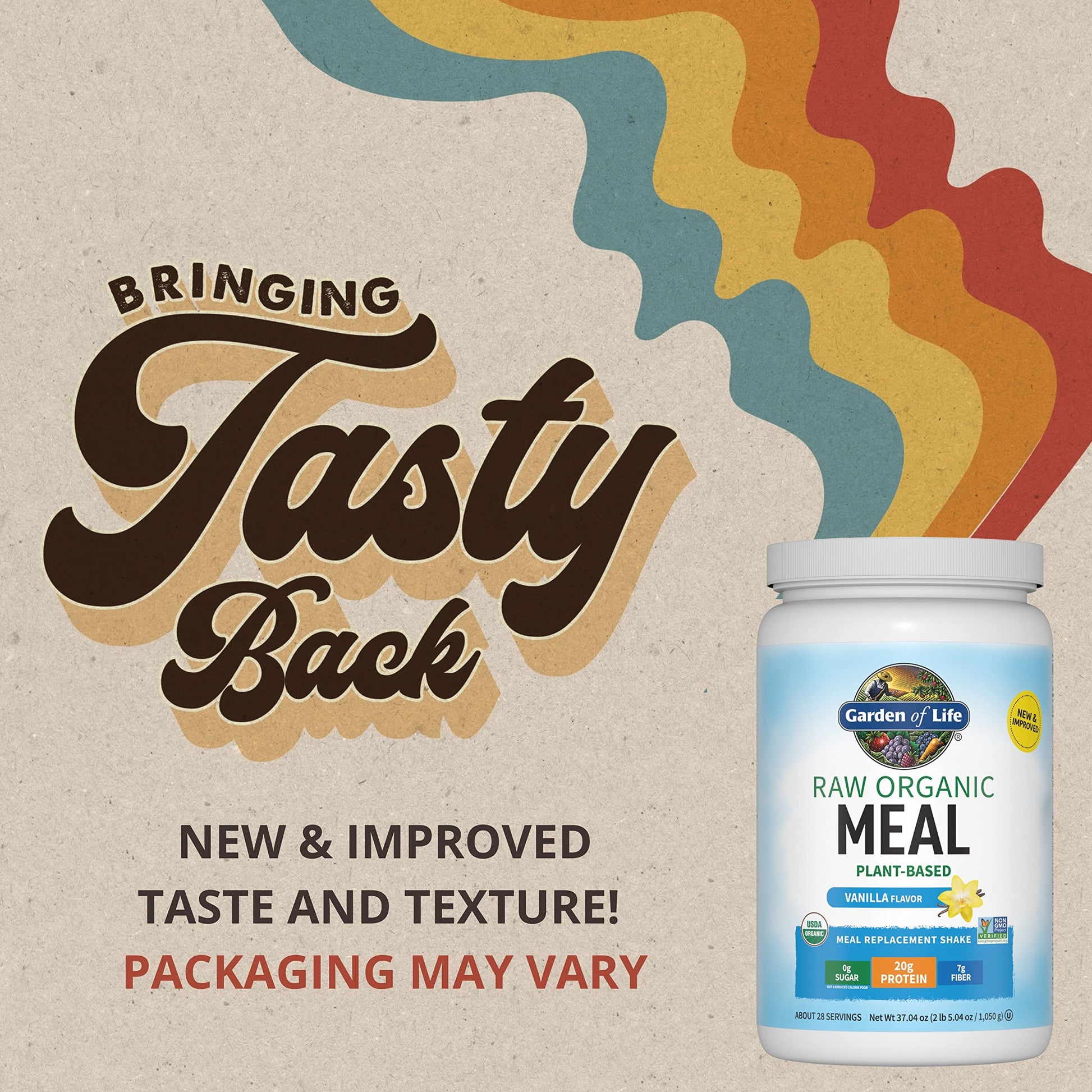 Garden of Life Raw Organic Fit Vegan Protein Powder Vanilla & Vegan Protein Powder Garden of Life