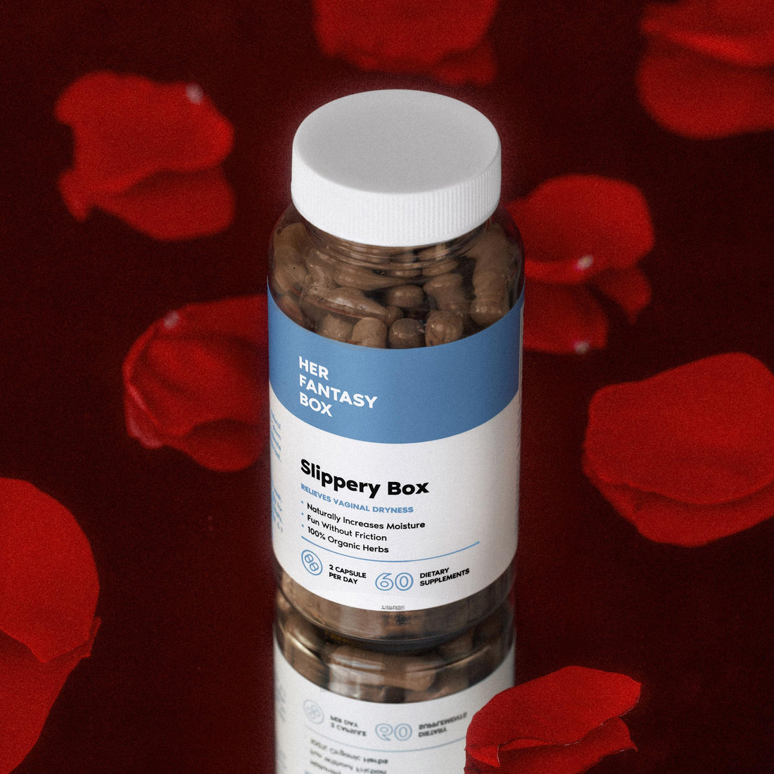 Her Fantasy Box Slippery Box Feminine Care for Vaginal Health | Feminine Care for Women, 60 Fast