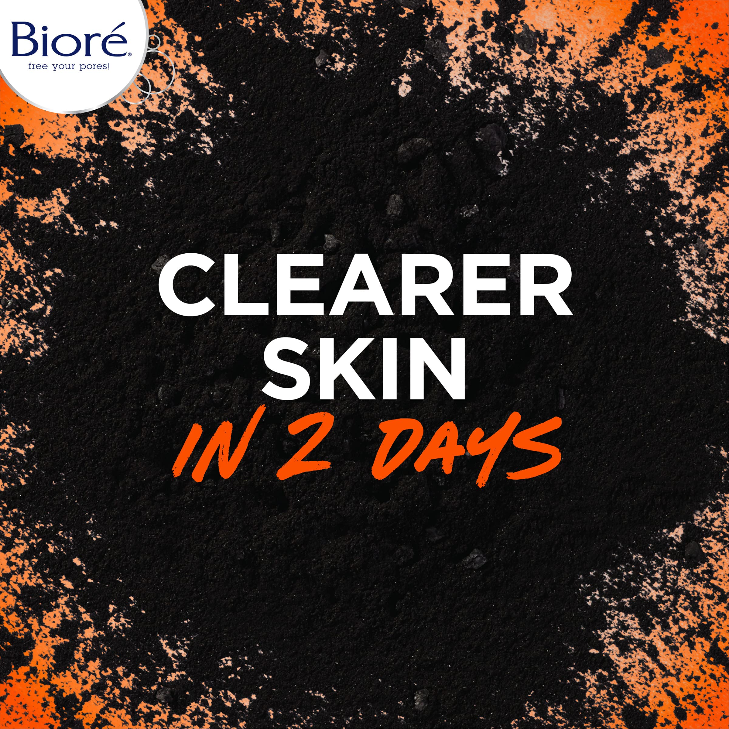 Bioré Charcoal Acne Face Scrub, with 1% Salicylic Acid and Natural Charcoal, Helps Prevent Biore