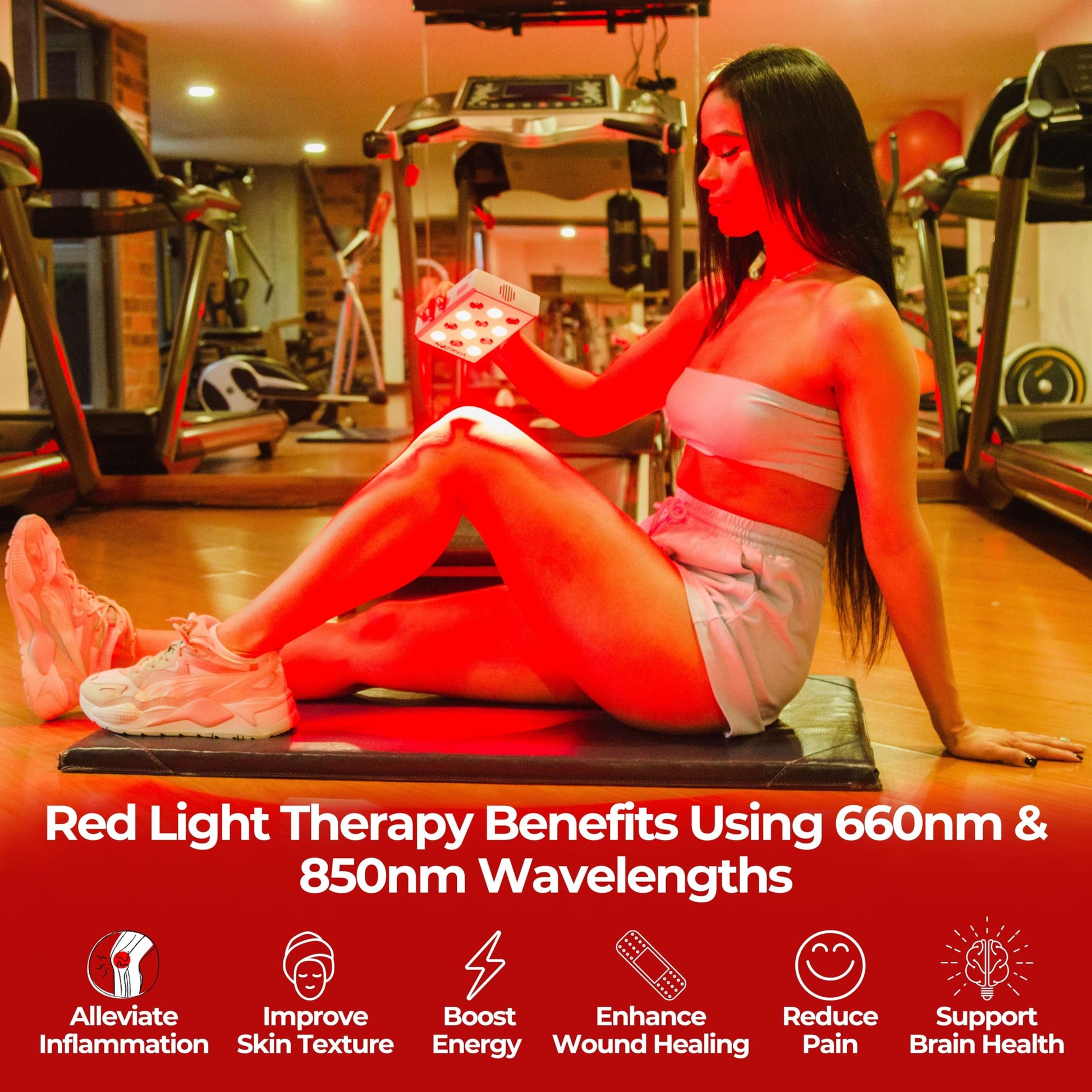 VitaliZEN Cosmo 60 Watt, Rechargeable Red & Near-Infrared Light Therapy Device. 660nm & 850nm VitaliZEN