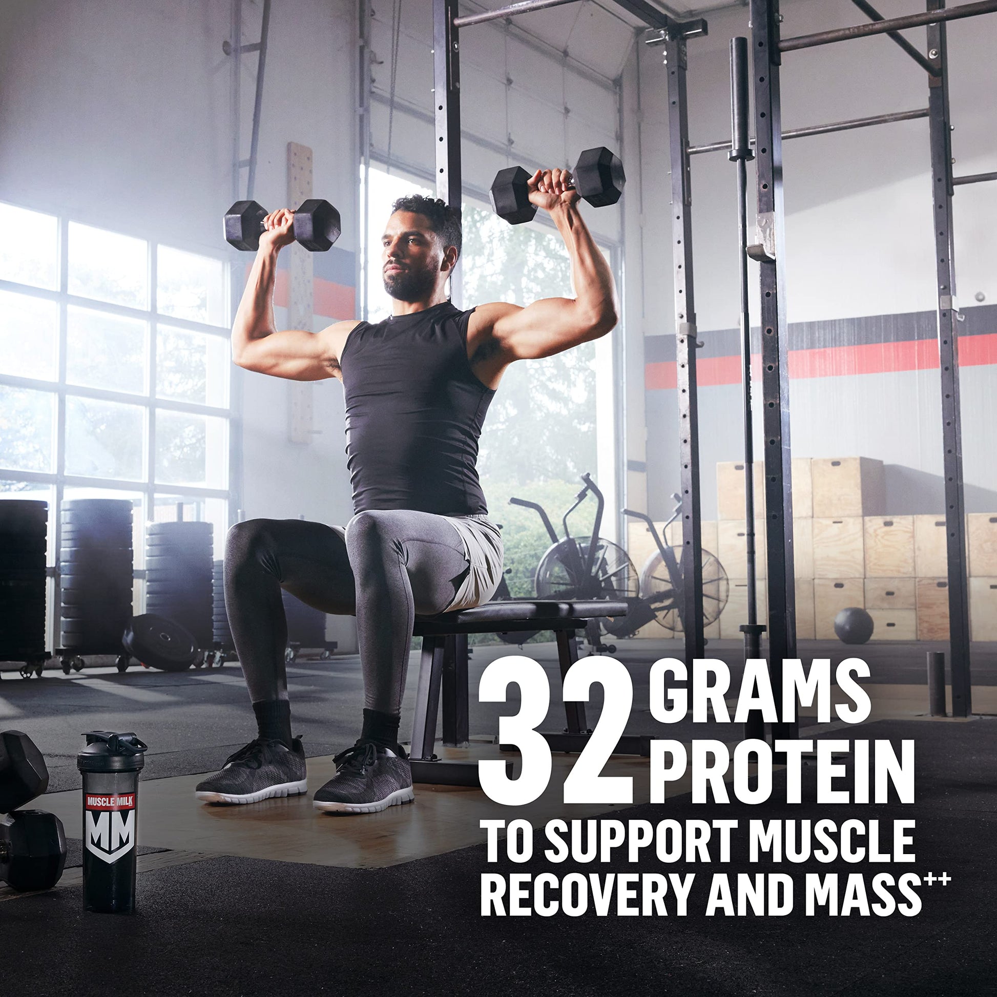 Muscle Milk Gainer Protein Powder, Vanilla Creme, 32g Protein, 5 Pound Muscle Milk