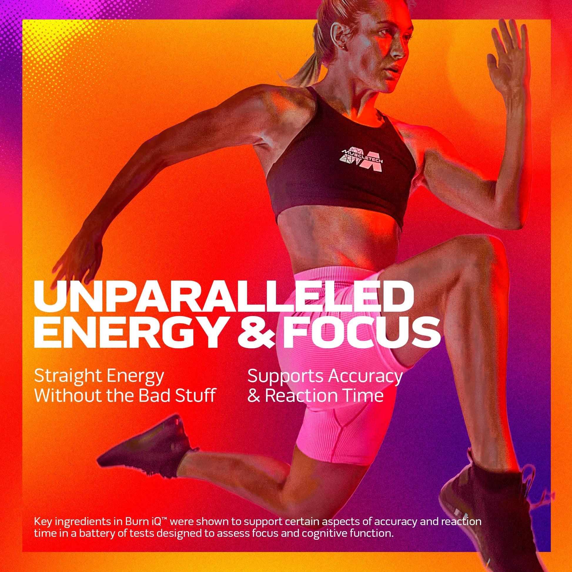MuscleTech Burn IQ Smart Thermo Supplement Fueled with Paraxanthine Enhanced Energy MuscleTech